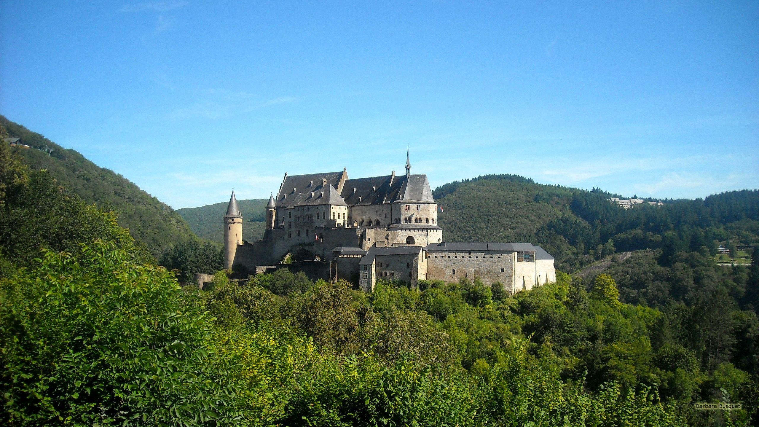 Schloss in Luxemburg, HD, Reisen, Europäische Architektur, historische Gebäude, 2560x1440 HD Desktop