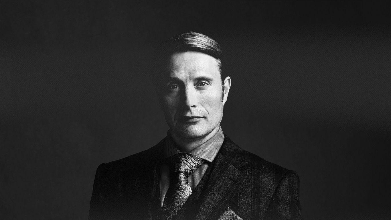 Mads Mikkelsen, Hannibal, Film, Hintergrund, Schauspieler, 1370x770 HD Desktop