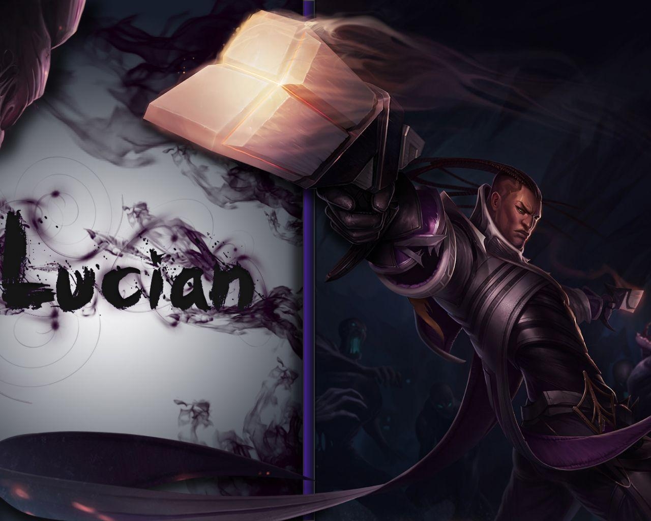 Lucian, League of Legends, Wallpaper, HD, Artwork, 1280x1030 HD Desktop