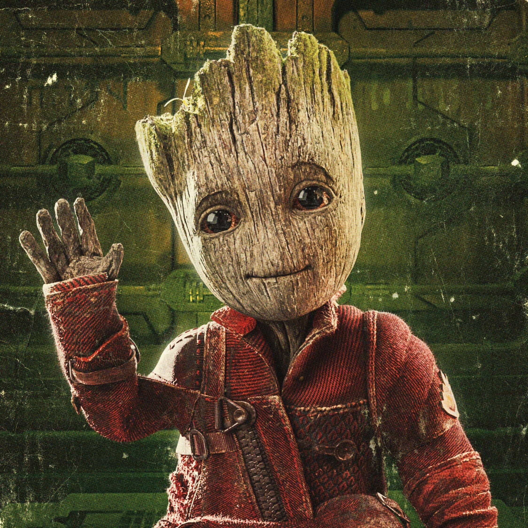 Wallpaper, Baby Groot, Guardians, Download, HD, 2250x2250 HD Handy