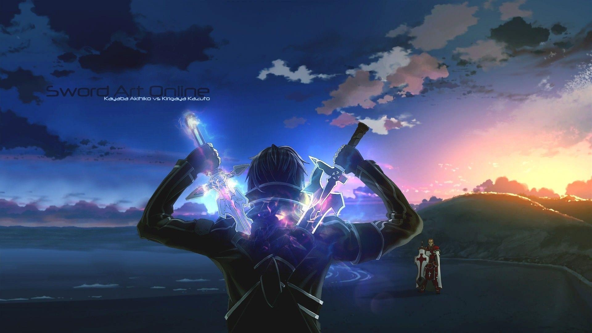 Sword Art Online, Kirito, HD, Anime, Hintergrund, 1920x1080 Full HD Desktop