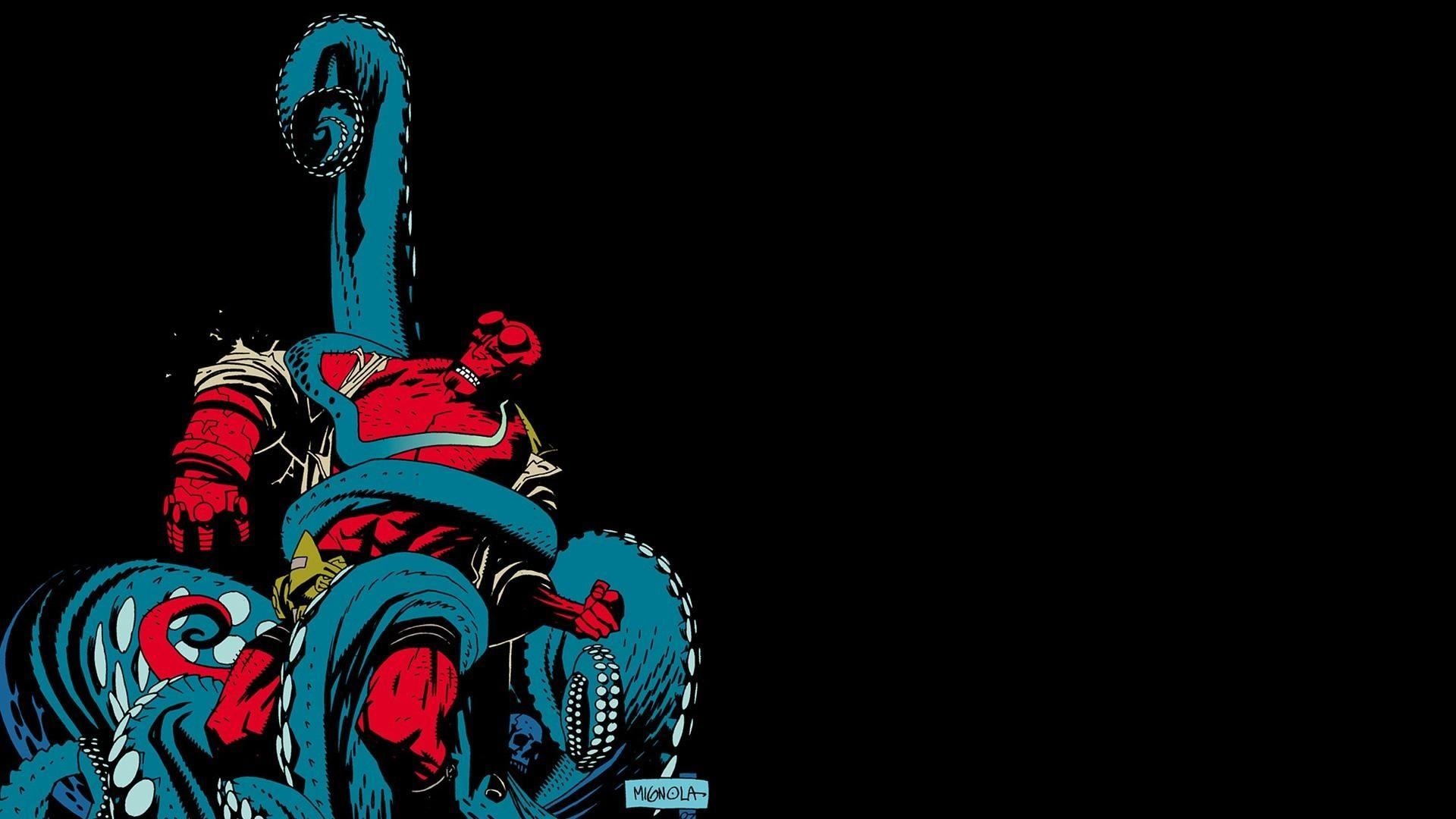 Hellboy Comics, Dämon, Superheld, Hintergrund, Film, 1920x1080 Full HD Desktop