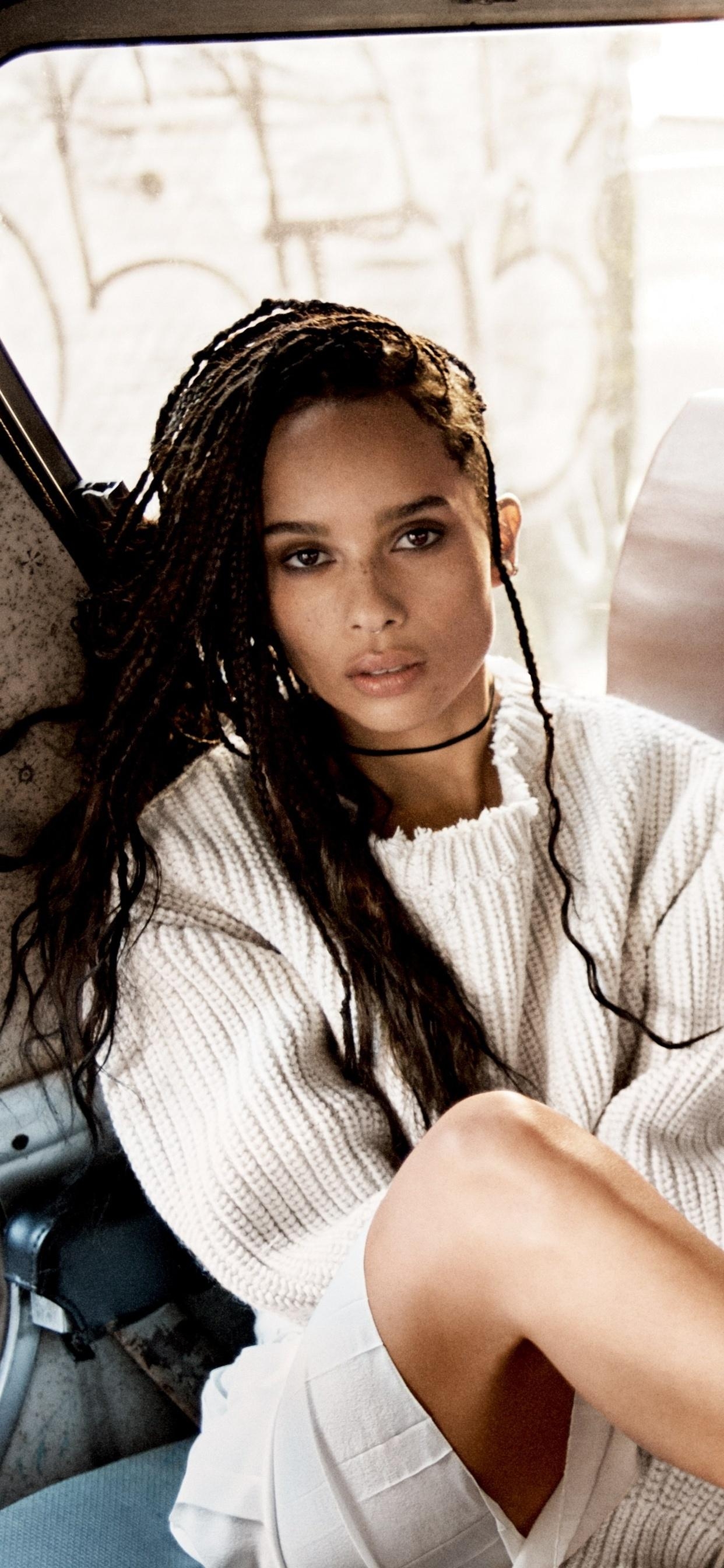 Zoe Kravitz, 2019, iPhone XS Max, 4K, Film, 1250x2690 HD Handy