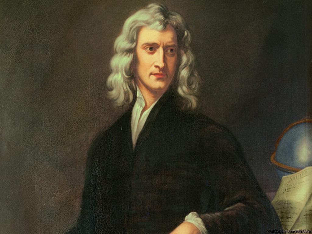 Isaac Newton, Porträt, Physiker, Geschichte, Erleuchtung, 1030x770 HD Desktop