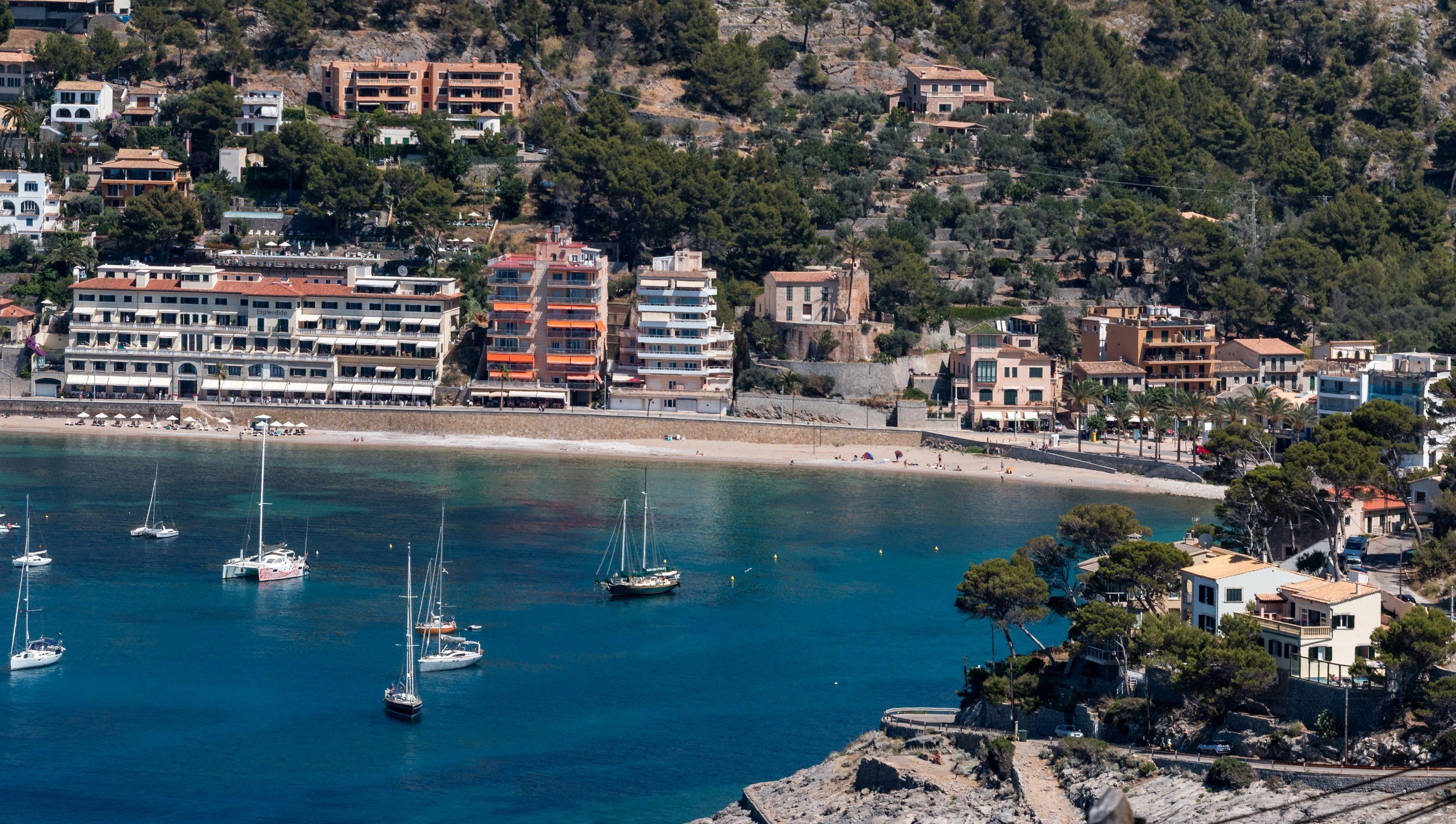 Mallorca, Majorca, Spanien, Port de Sóller, Küste, 3180x1800 HD Desktop