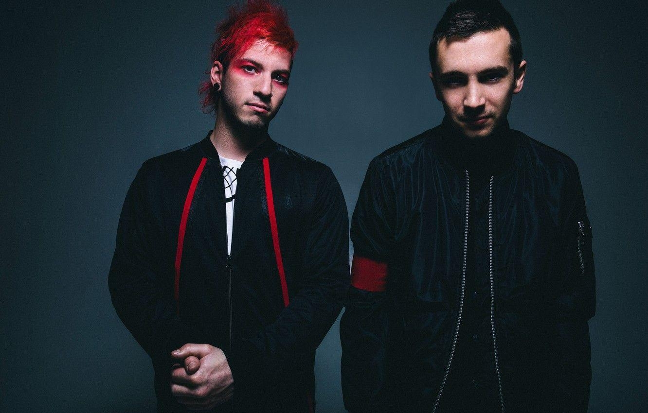 Josh Dun, Tyler Joseph, Twenty One Pilots, Bandbild, Musik, 1340x850 HD Desktop