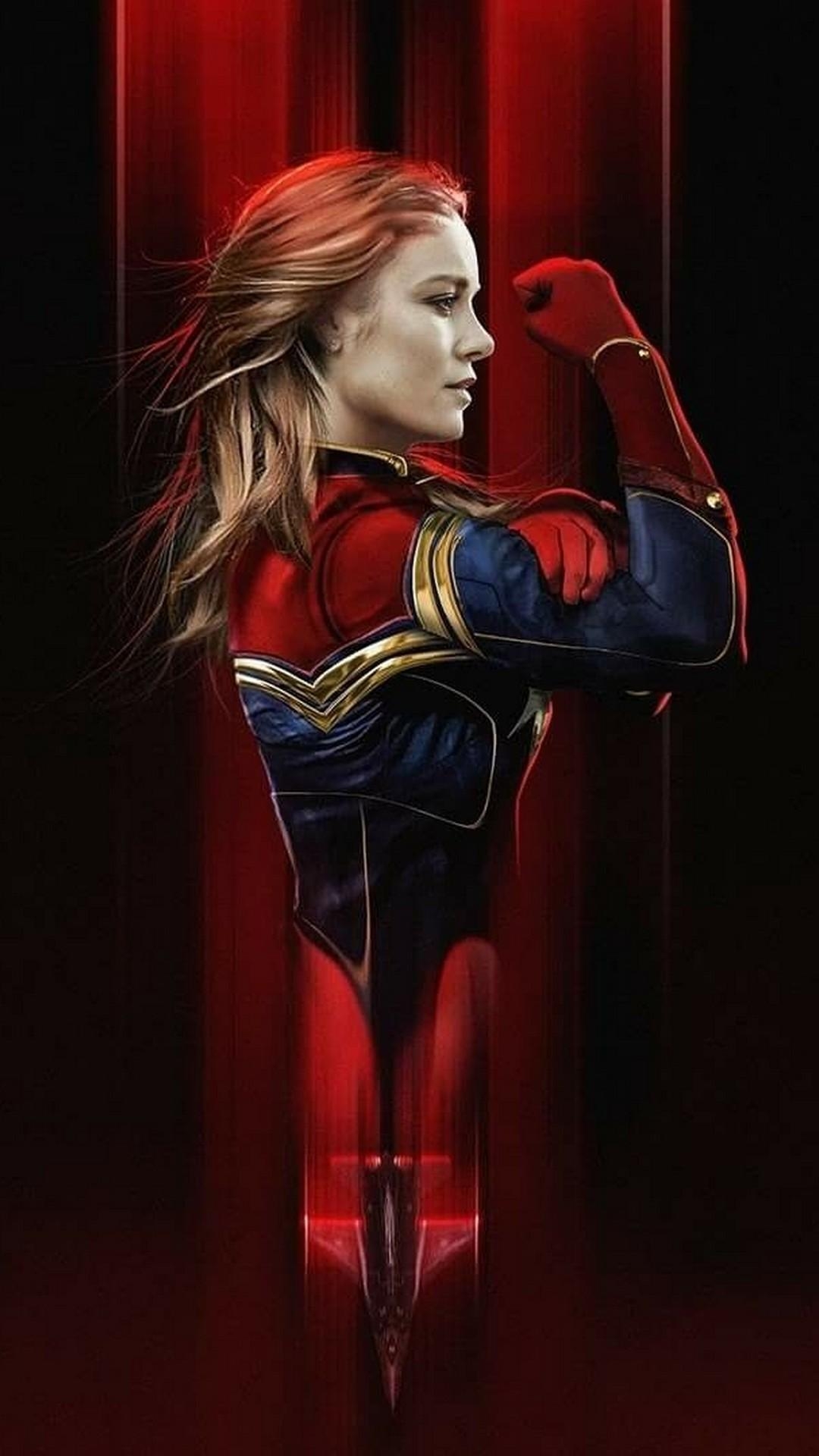 Thor, Captain Marvel, Brie Larson, HD, Bilder, 1080x1920 Full HD Handy