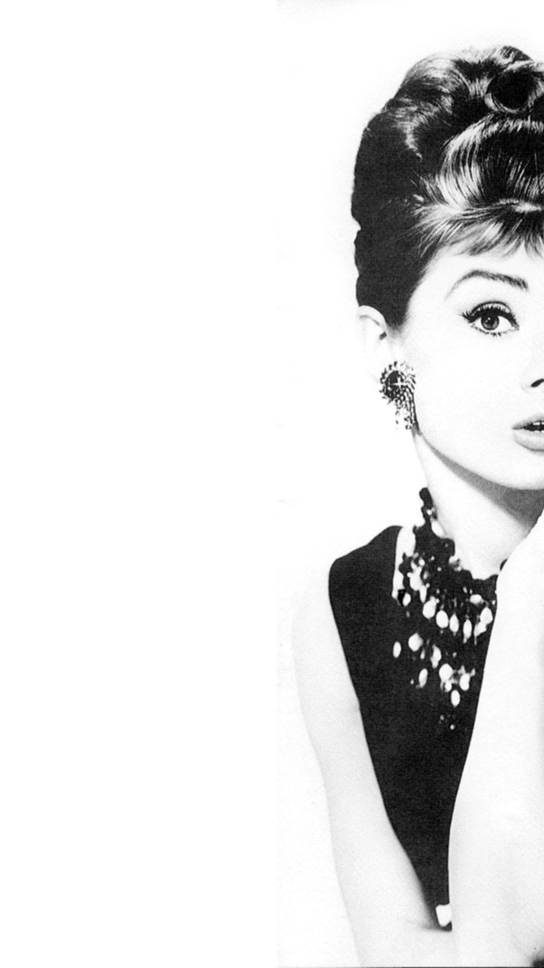 Audrey Hepburn, iPhone 6 Plus, Elegant, Hintergrund, Ikone, 1080x1920 Full HD Handy