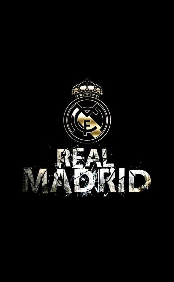 Real Madrid, Hintergrund, Schwarz, Fußball, Team, 740x1190 HD Handy