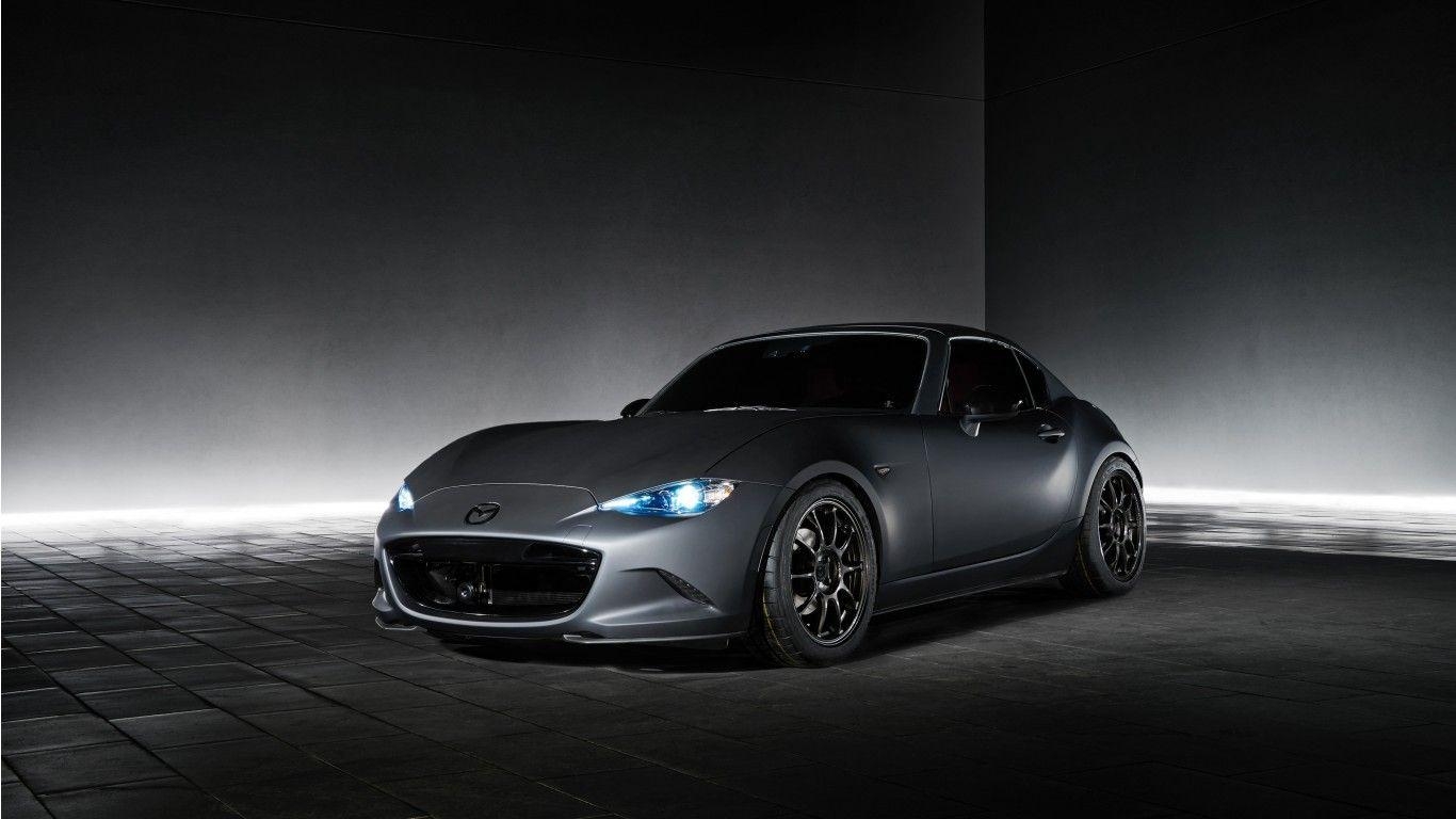 Mazda MX-5 RF, Roadster, 2017, HD, Auto, 1370x770 HD Desktop