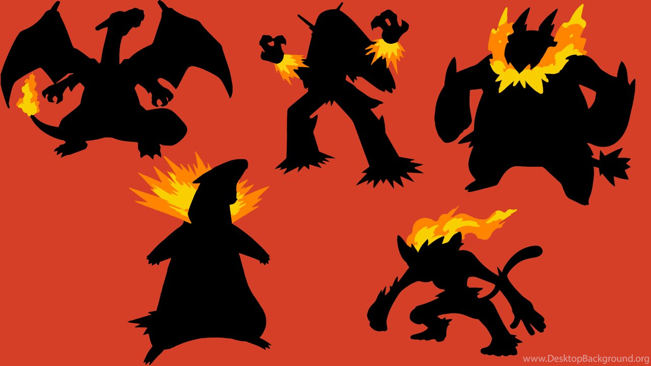 Charizard, Typhlosion, Blaziken, Infernape, Emboar, 1280x720 HD Desktop