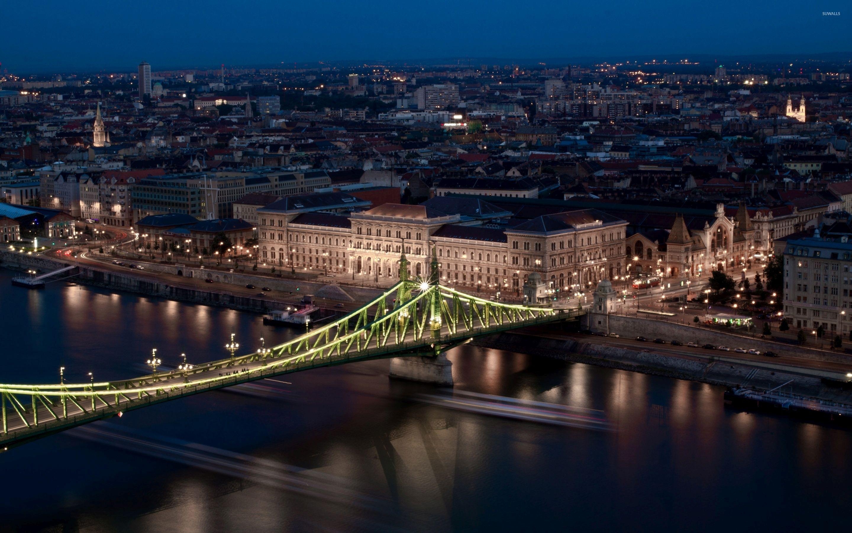 Budapest, Donau, Stadtansicht, Brückenstadt, Reisen, 2880x1800 HD Desktop