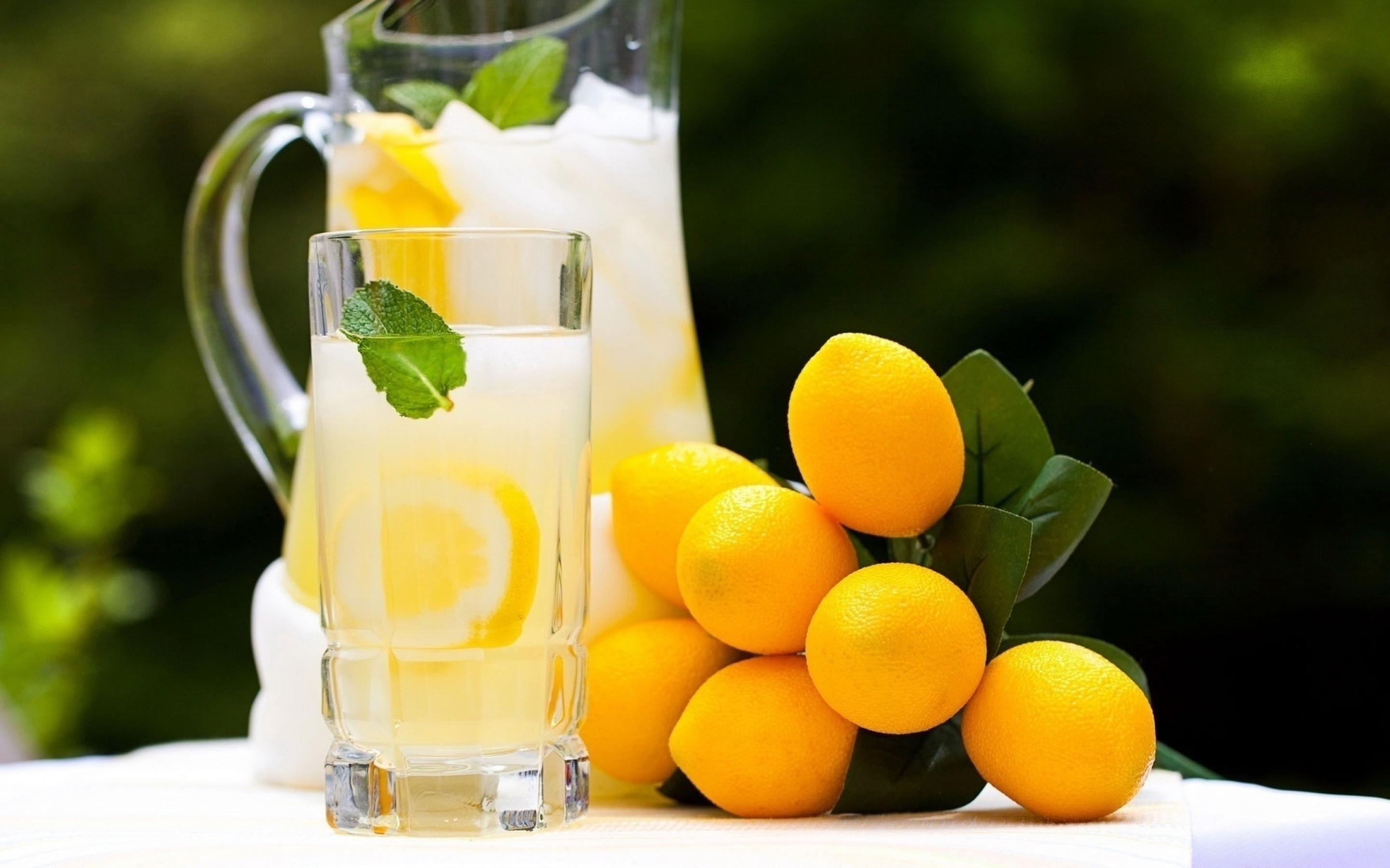 Schöne Limonade, Sommer, Erfrischung, Zitronenbild, 2880x1800 HD Desktop