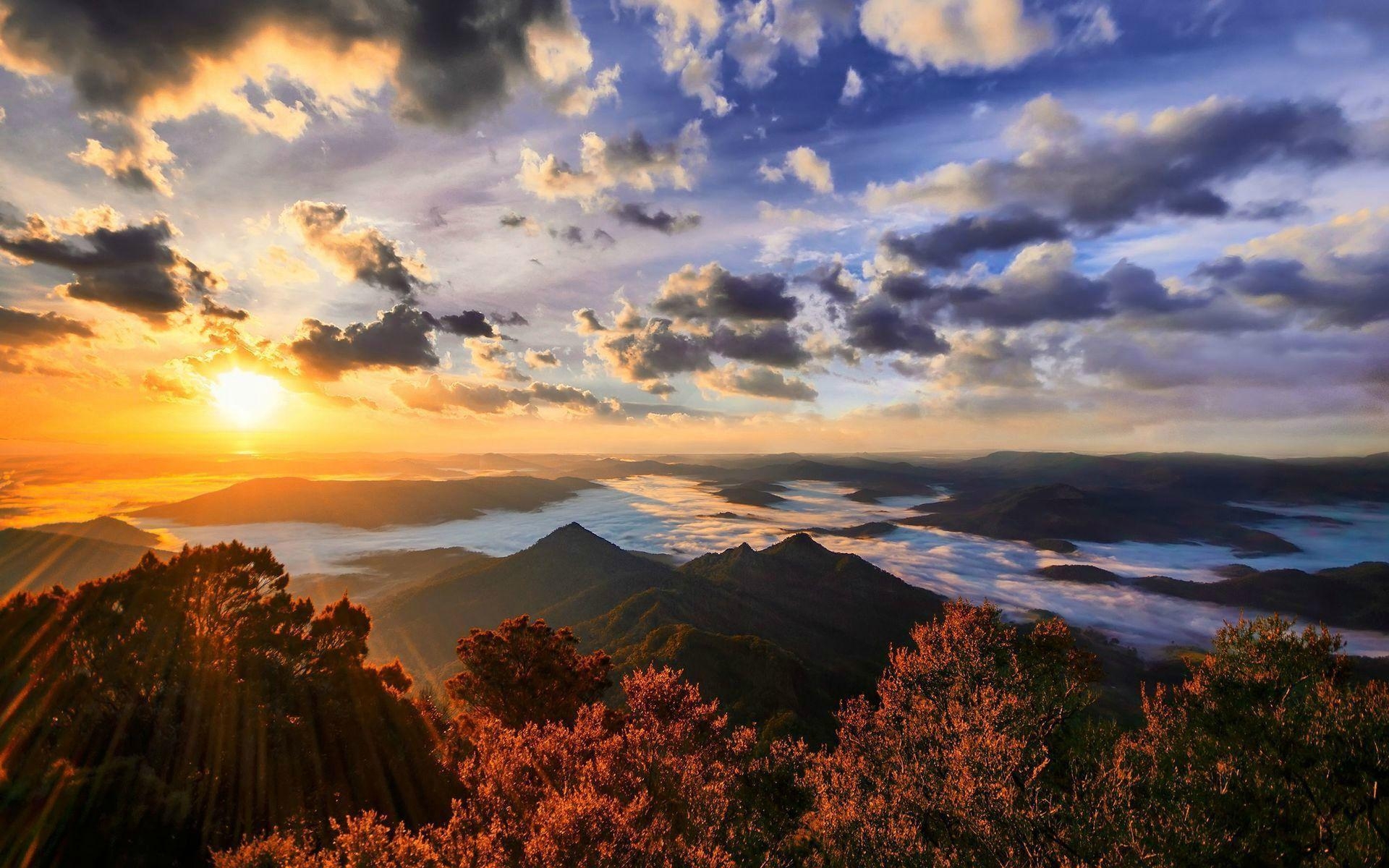 Newfound Gap, Smoky Mountains, Tennessee, USA, Natur, 1920x1200 HD Desktop