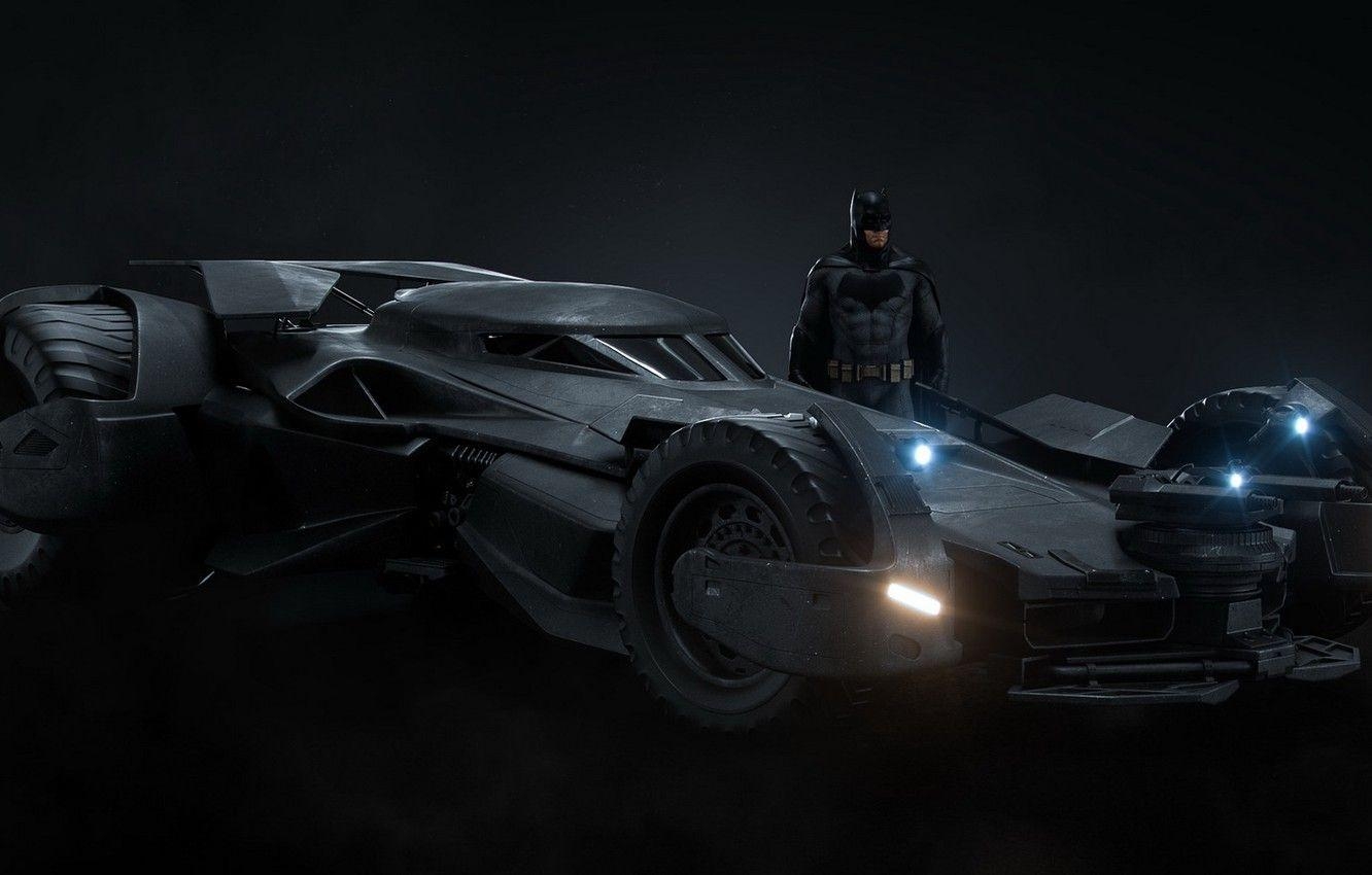 Batmobile, Batman, DC Comics, Kino, Laternen, 1340x850 HD Desktop