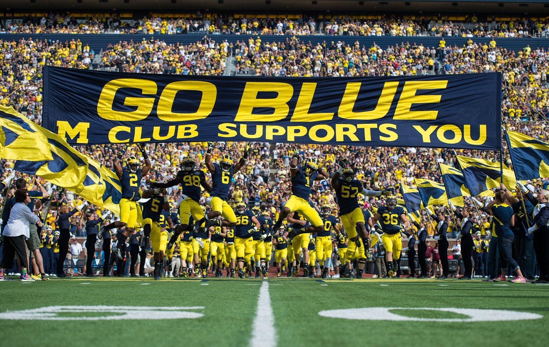 Michigan Fußball, Sport, Hintergrundbild, Team, NCAA, 1900x1200 HD Desktop