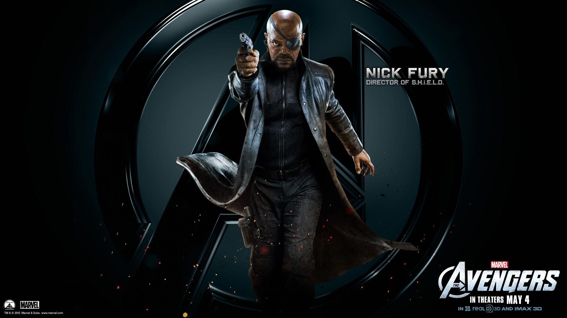 Nick Fury, Marvel Fans, Wandbild, Wissenschaft, Helden, 1920x1080 Full HD Desktop