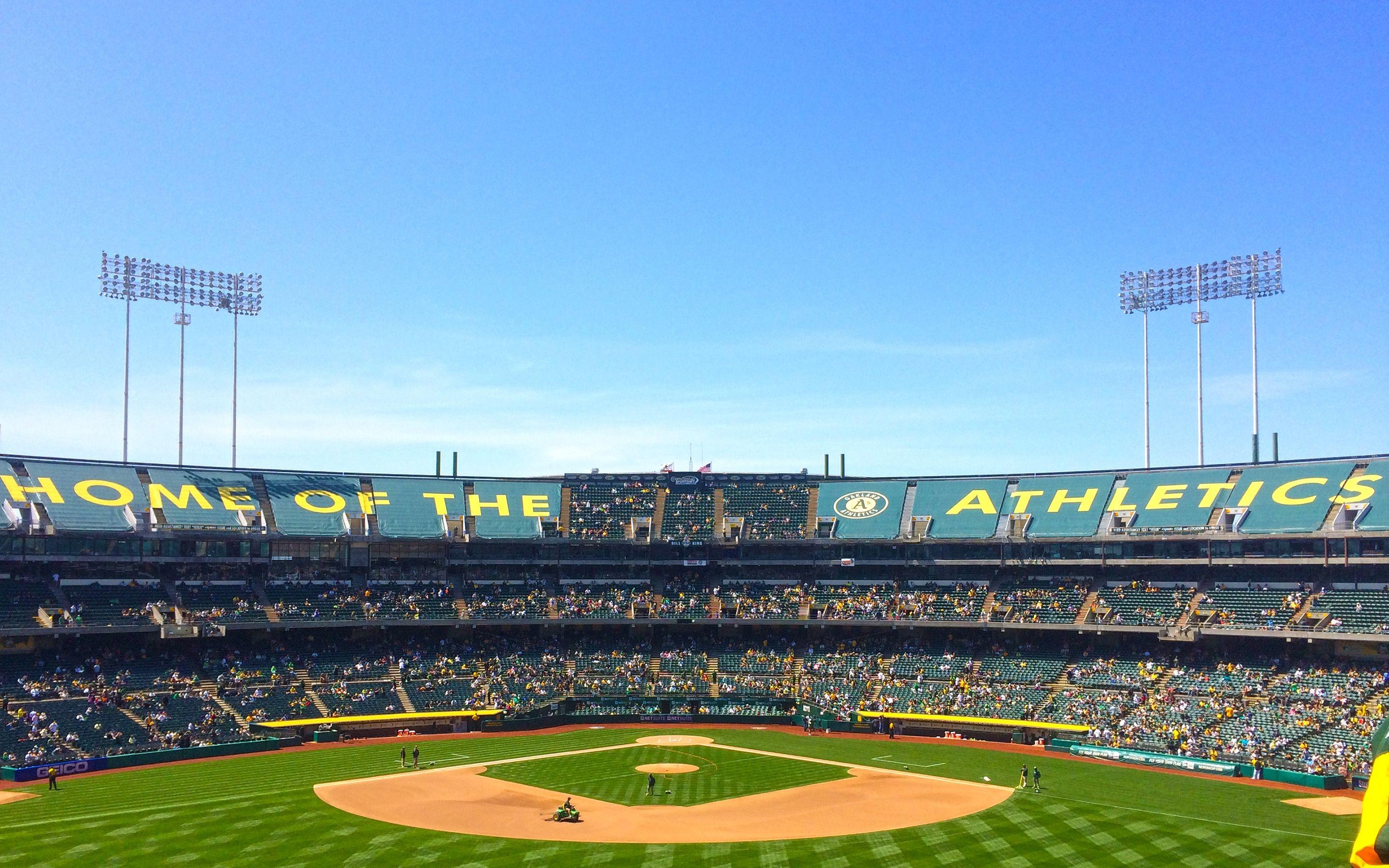 Oakland Athletics Ballpark, O.co Coliseum, Kalifornien, Baseball, Stadion, 2880x1800 HD Desktop