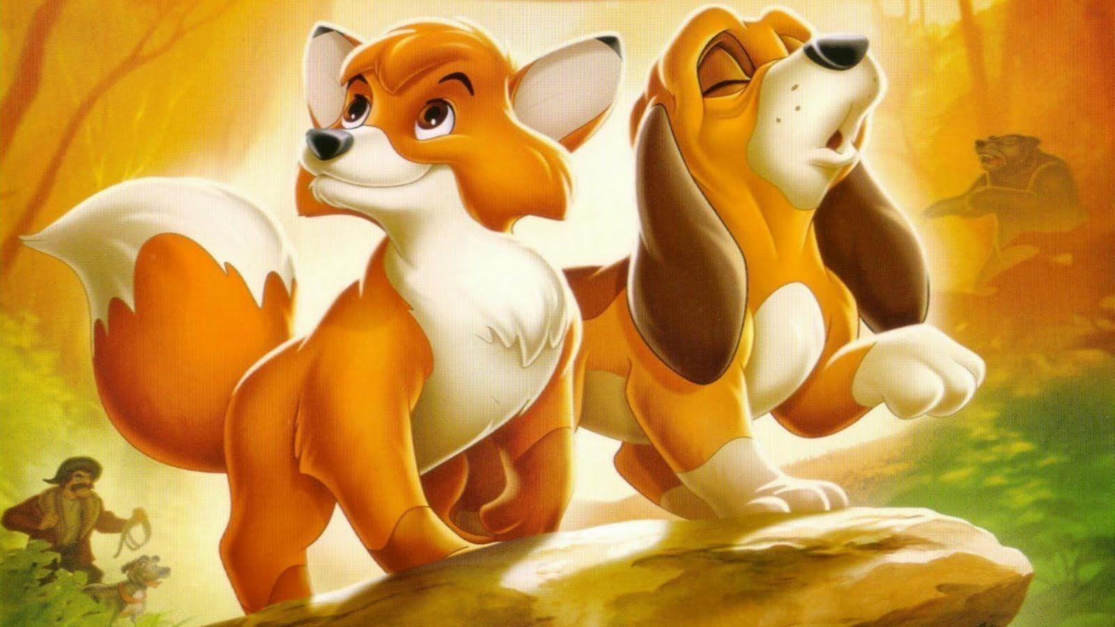 Cap und Capper, Disney, Cartoon, Hintergrund, Fuchs, 1600x900 HD Desktop