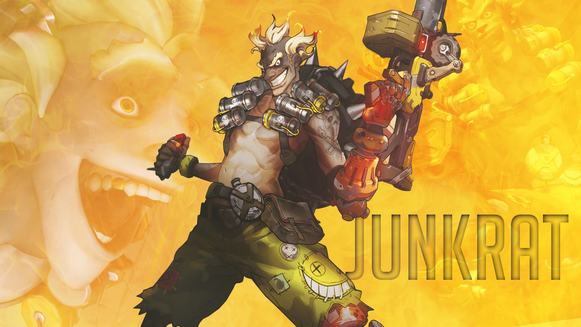 Junkrat, HD, Overwatch, Gaming, Blizzard, 1920x1080 Full HD Desktop