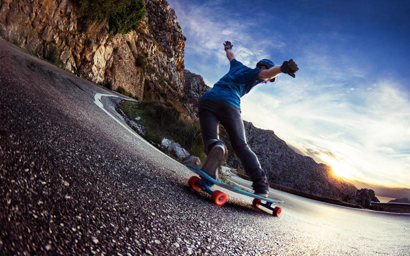 Longboarding, Sport, Hintergrund, Skateboard, Wallpaper, 1440x900 HD Desktop