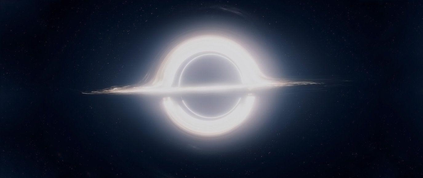 Interstellar, Schwarzes Loch, Weltraum, Film, HD, 1380x580 Dual Screen Desktop