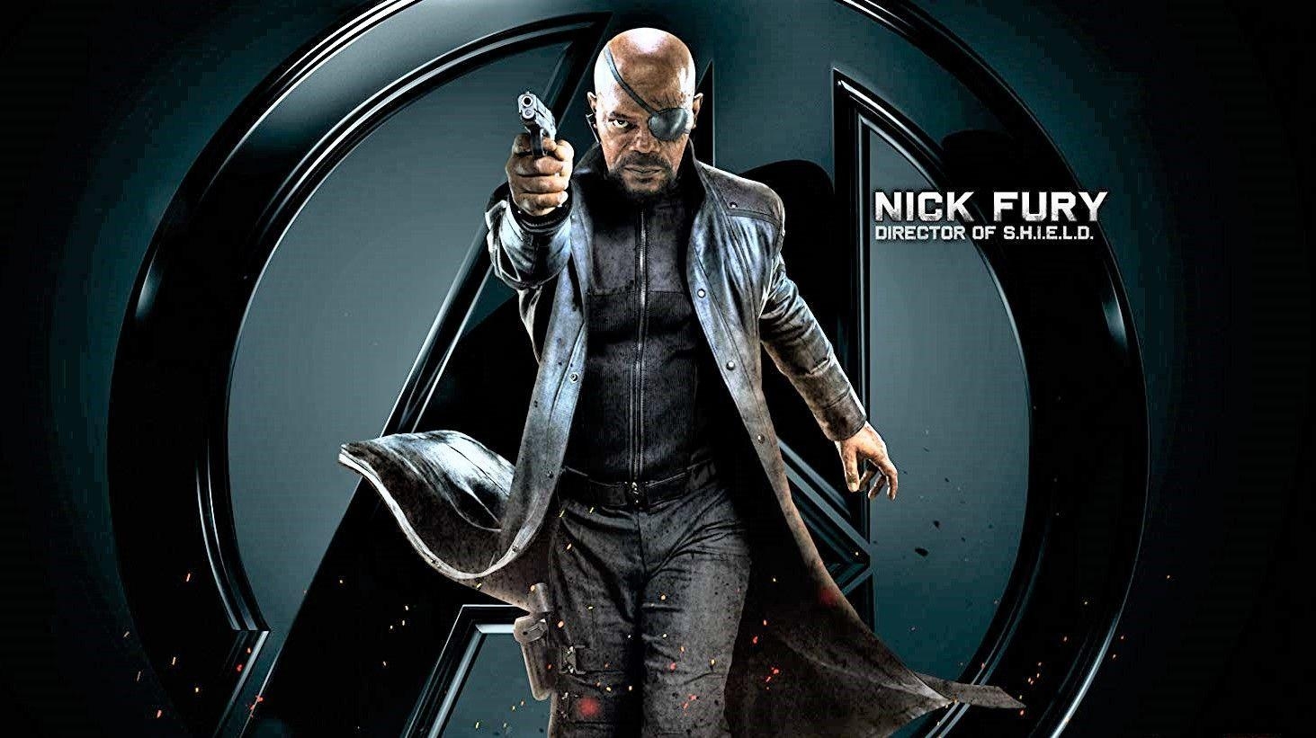 Nick Fury, Chris Hemsworth, Marvel, Superhelden, Kinofilm, 1470x830 HD Desktop