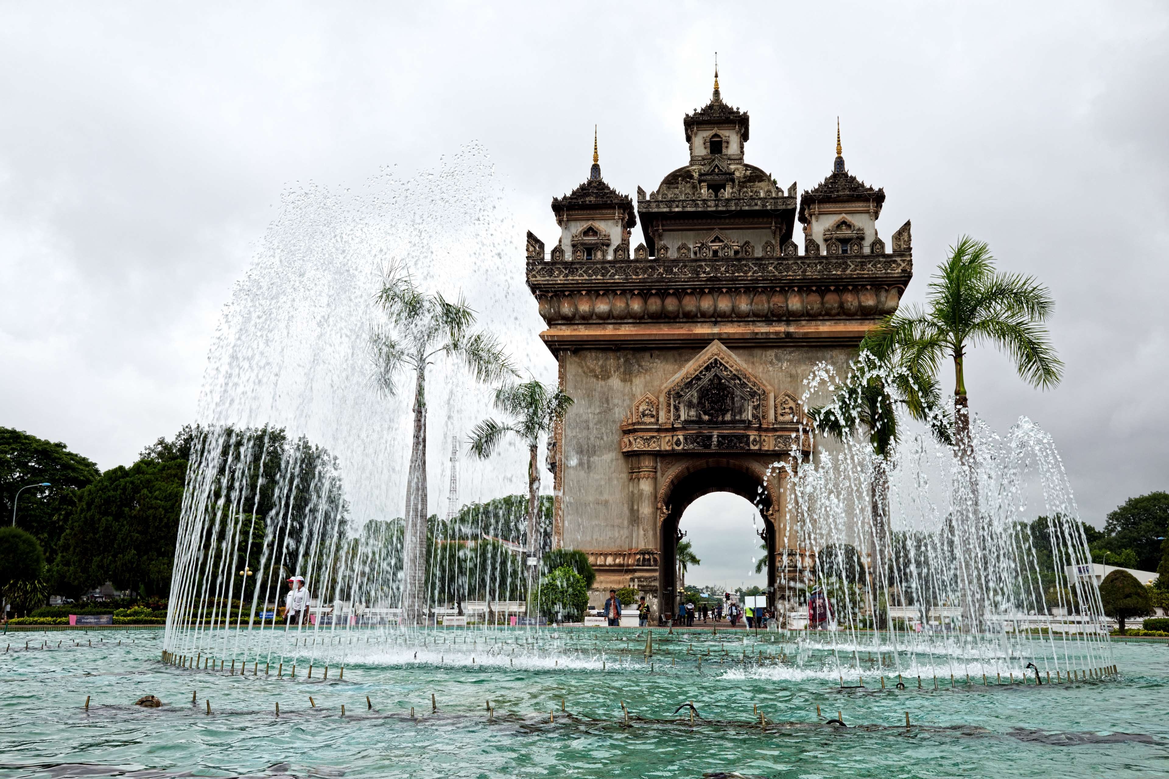 Patuxai Vientiane, Laos, Monument, 4K, Architektur, 3840x2560 4K Desktop