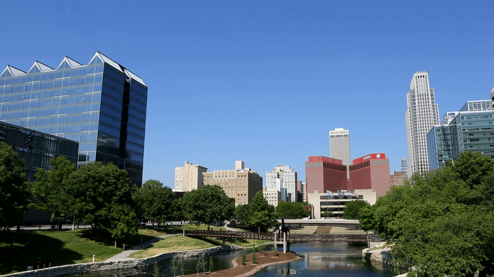 Omaha, Nebraska, Stadtansicht, Reisen, Landscape, 1920x1080 Full HD Desktop