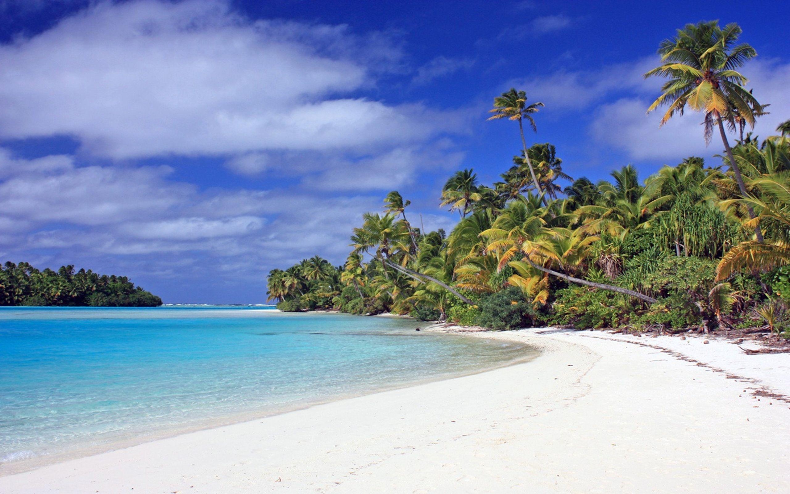 Aitutaki, Kochinseln, Tropen, Südsee, Schönheit, 2560x1600 HD Desktop