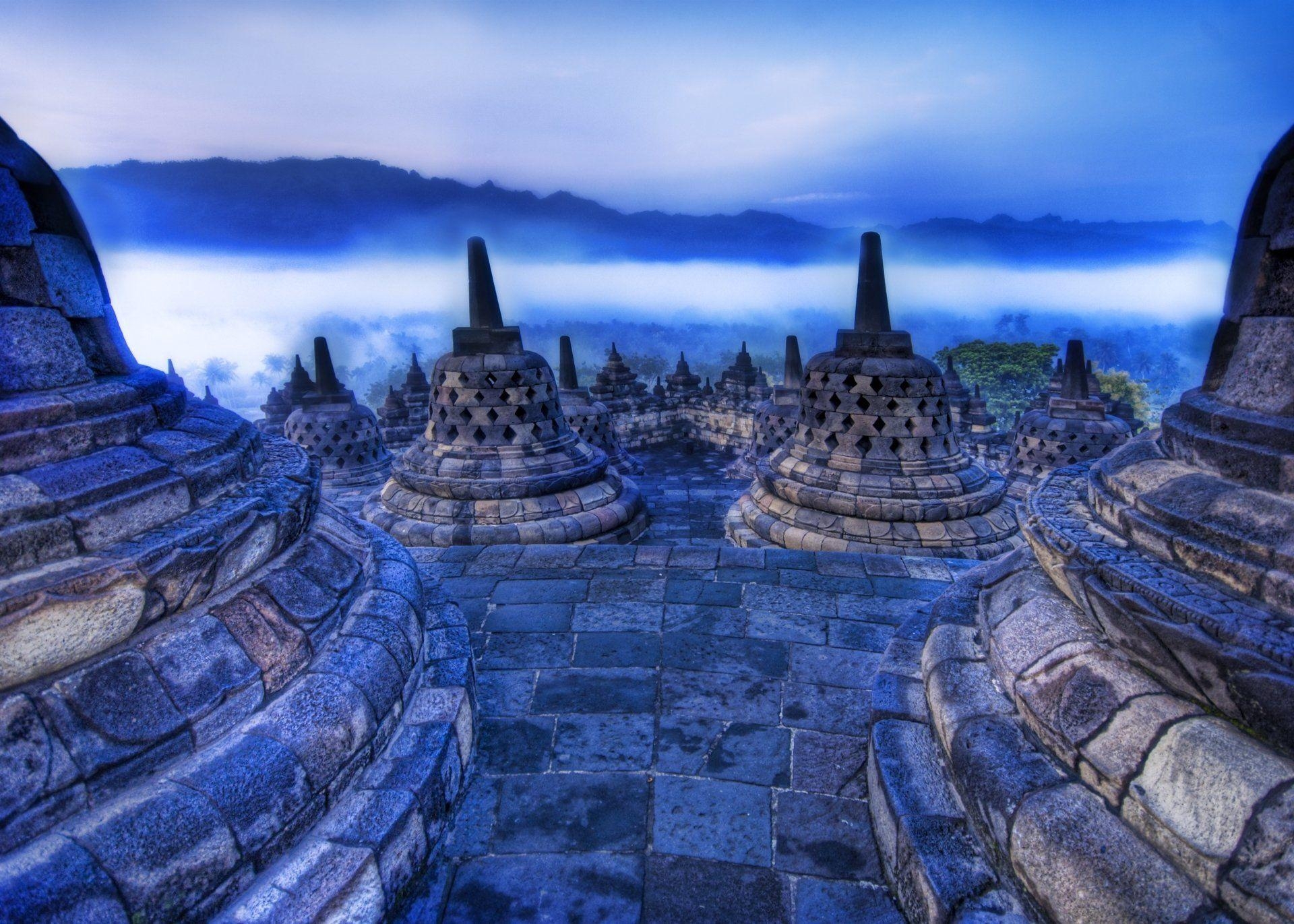 Borobudur, HD, Indonesien, Tempelanlage, Buddhismus, 1920x1380 HD Desktop