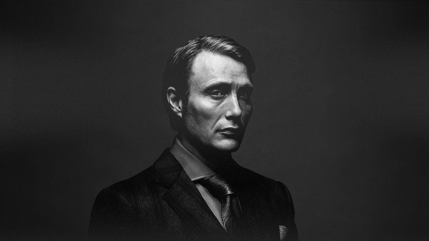 Mads Mikkelsen, Hannibal, Film, Hintergrund, Schauspieler, 1370x770 HD Desktop