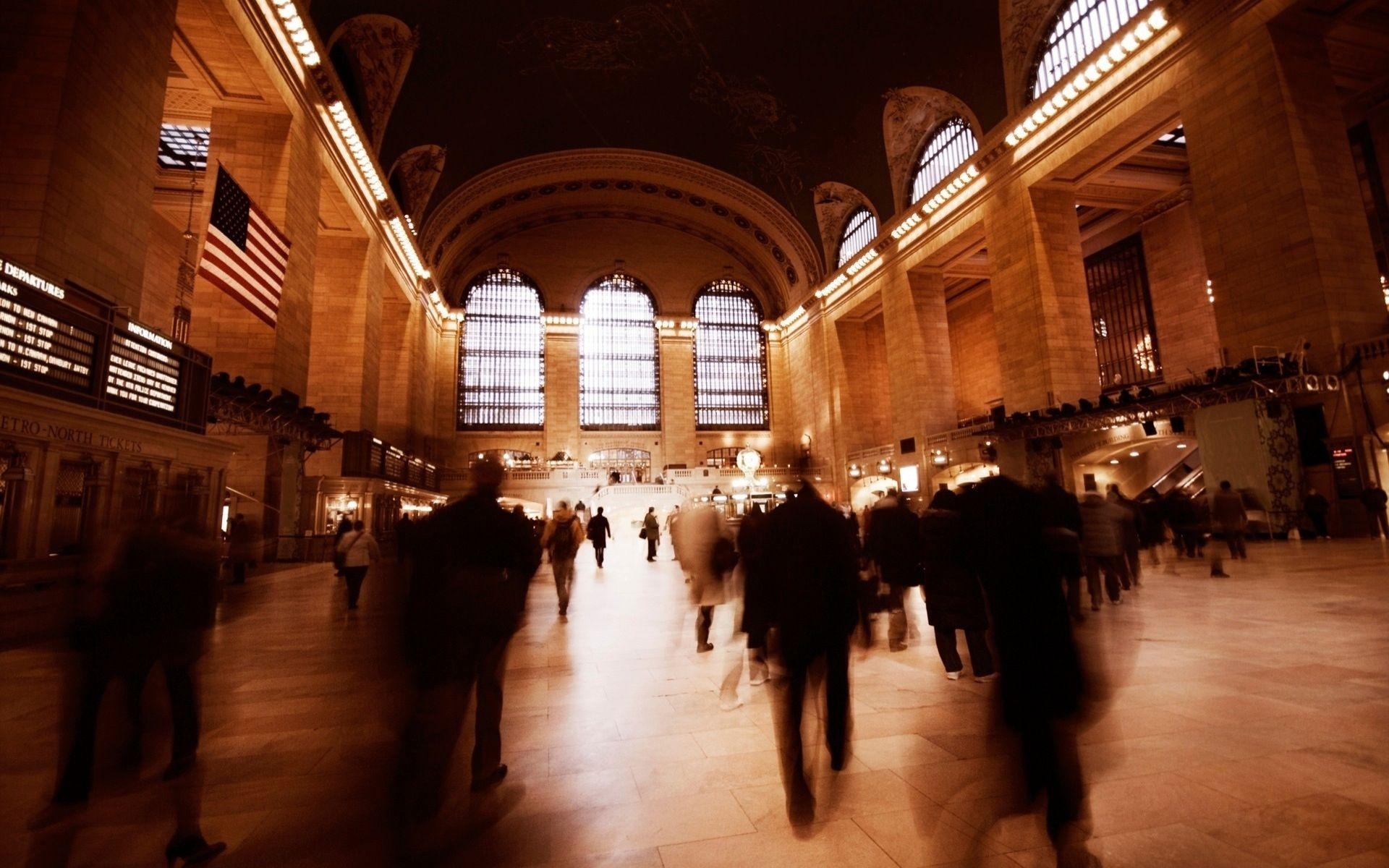 Grand Central Terminal, New York City, Bahnhöfe, Züge, Gebäude, 1920x1200 HD Desktop