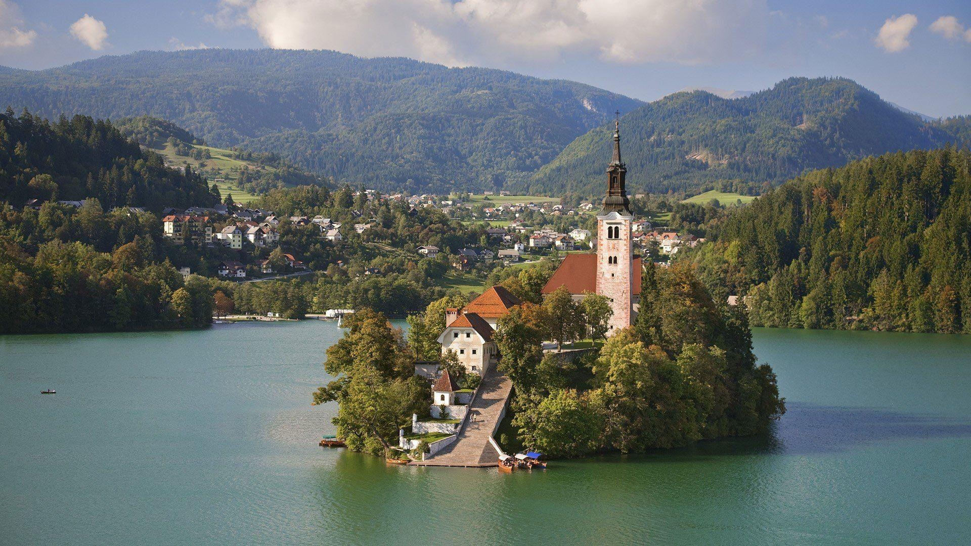 See Bled, Slowenien, HD, Desktop, Mobil, 1920x1080 Full HD Desktop