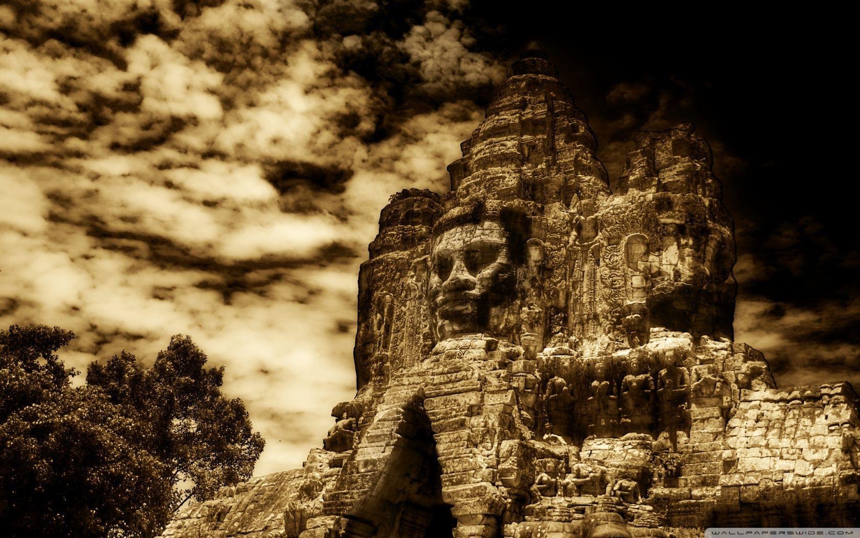 Buddha, König, Angkor Wat, Kambodscha, Desktop, 1680x1050 HD Desktop