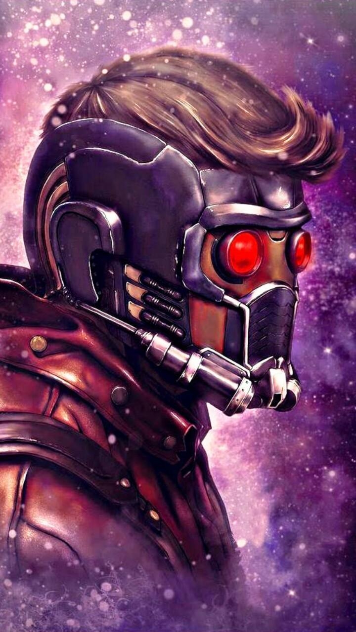 Star-Lord, Android, Hintergrund, Galaxie, Marvel, 720x1280 HD Handy