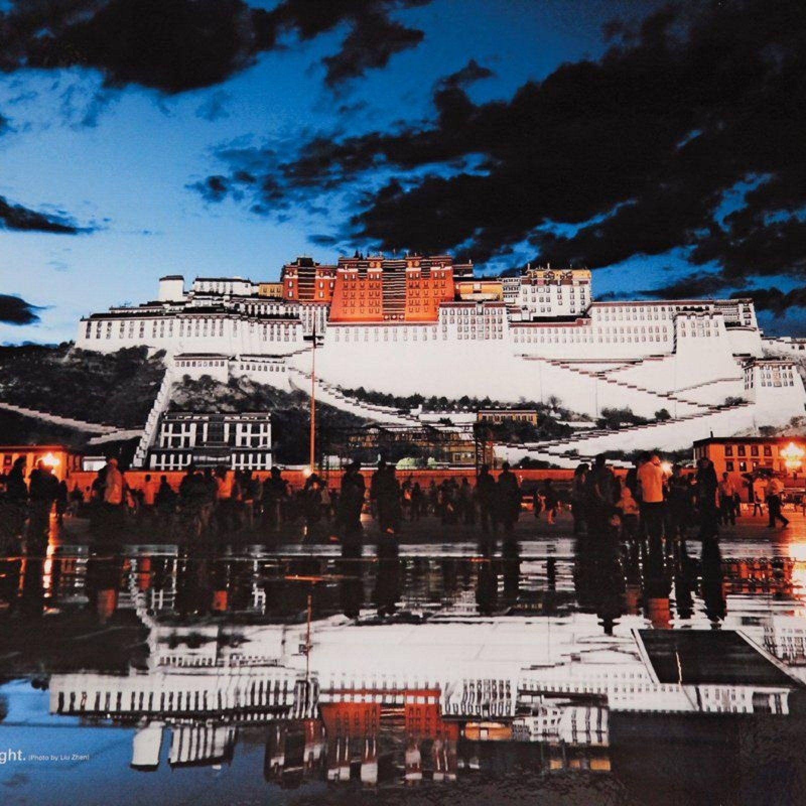 Tibet, Vision, Chinesisch, Lamas, Schnee, 1600x1600 HD Handy