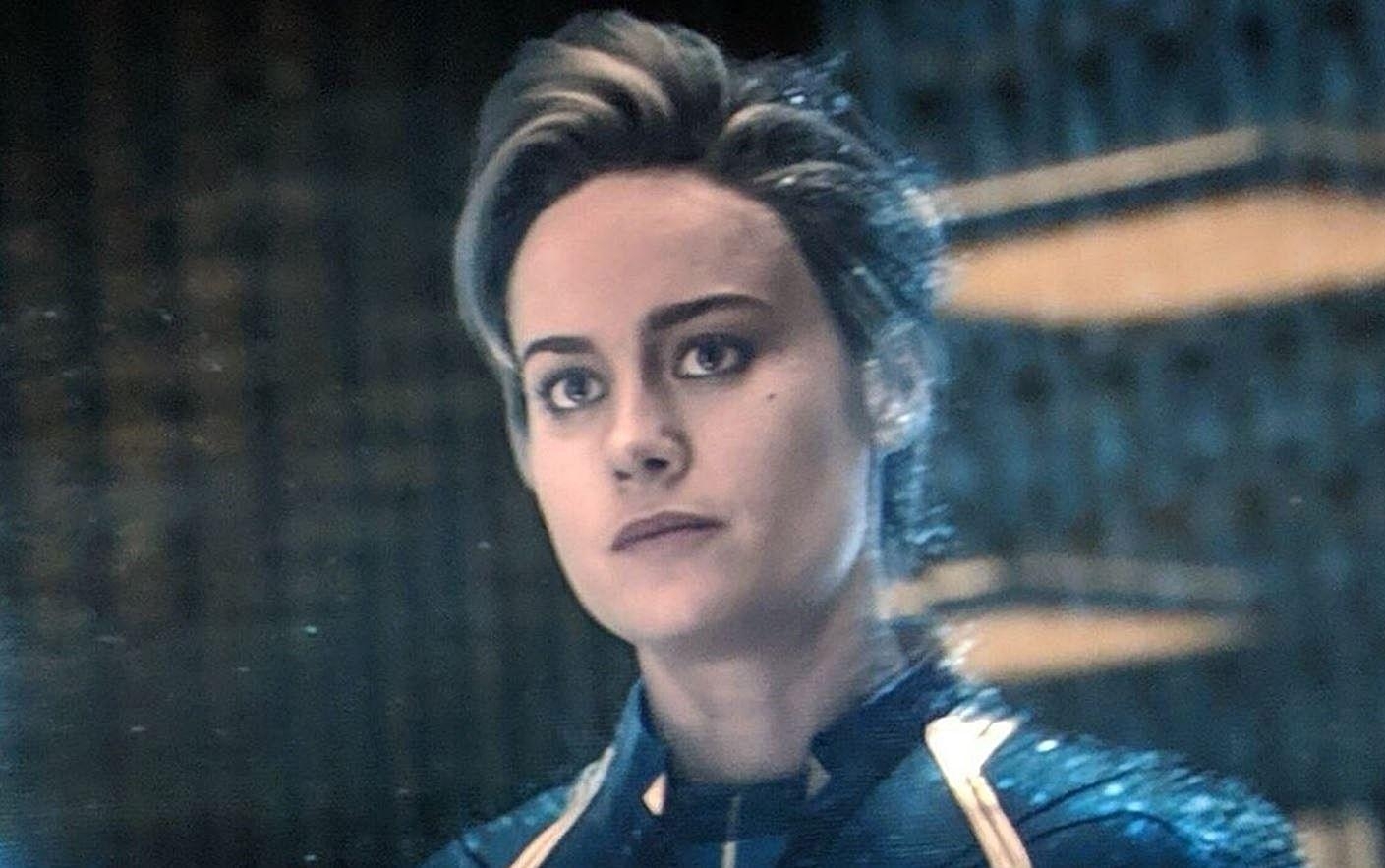 Brie Larson, Captain Marvel, Avengers Endgame, Vormir, Filmset, 1410x890 HD Desktop