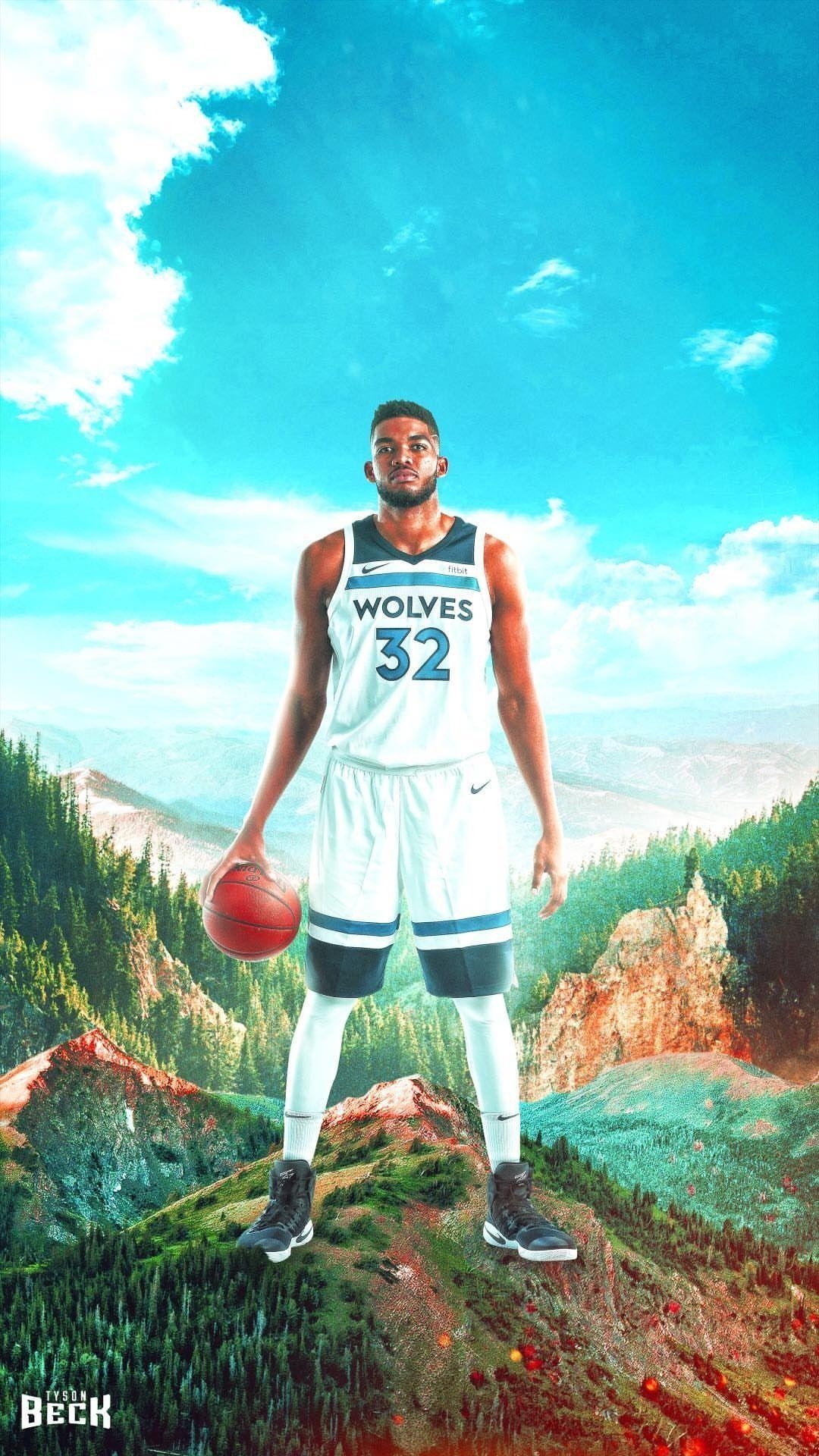 Karl-Anthony Towns, NBA, Basketball, Timberwolves, 1080x1920 Full HD Handy