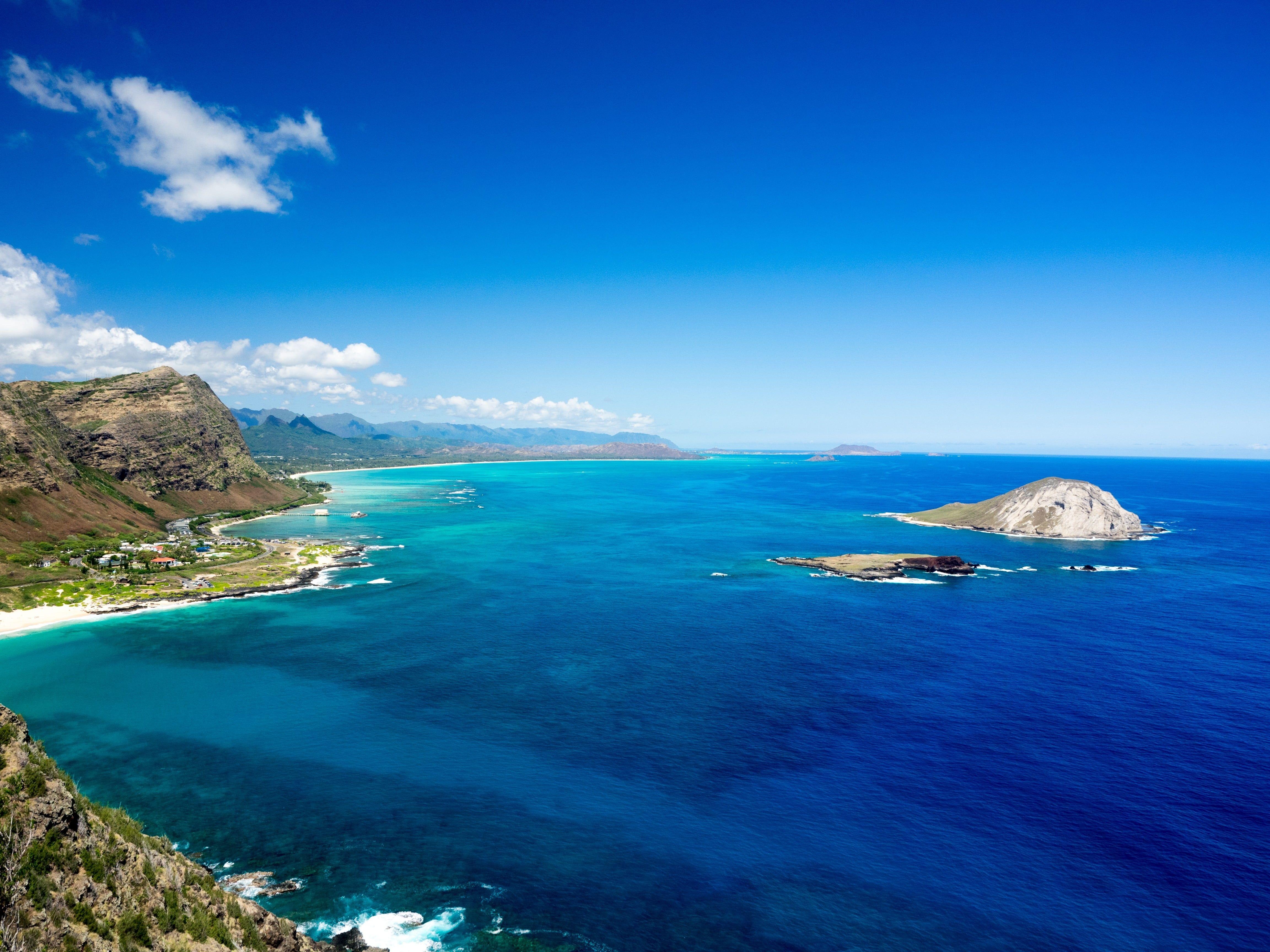 Oahu, Hawaii, Küste, Strand, HD, 4610x3460 4K Desktop