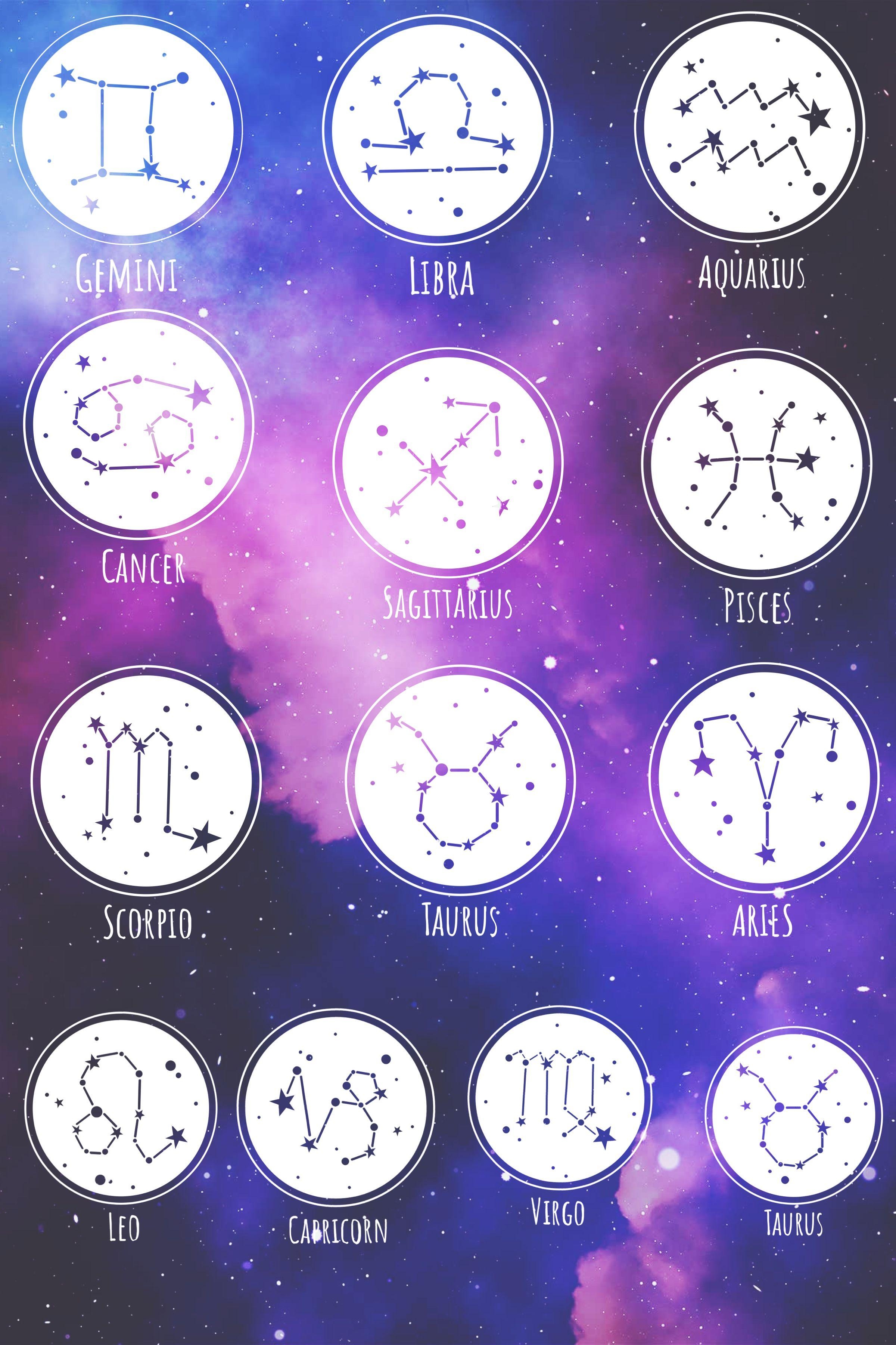 Aquarius, und Schütze, Hintergrund, Design, Astrologisch, 2400x3600 4K Handy