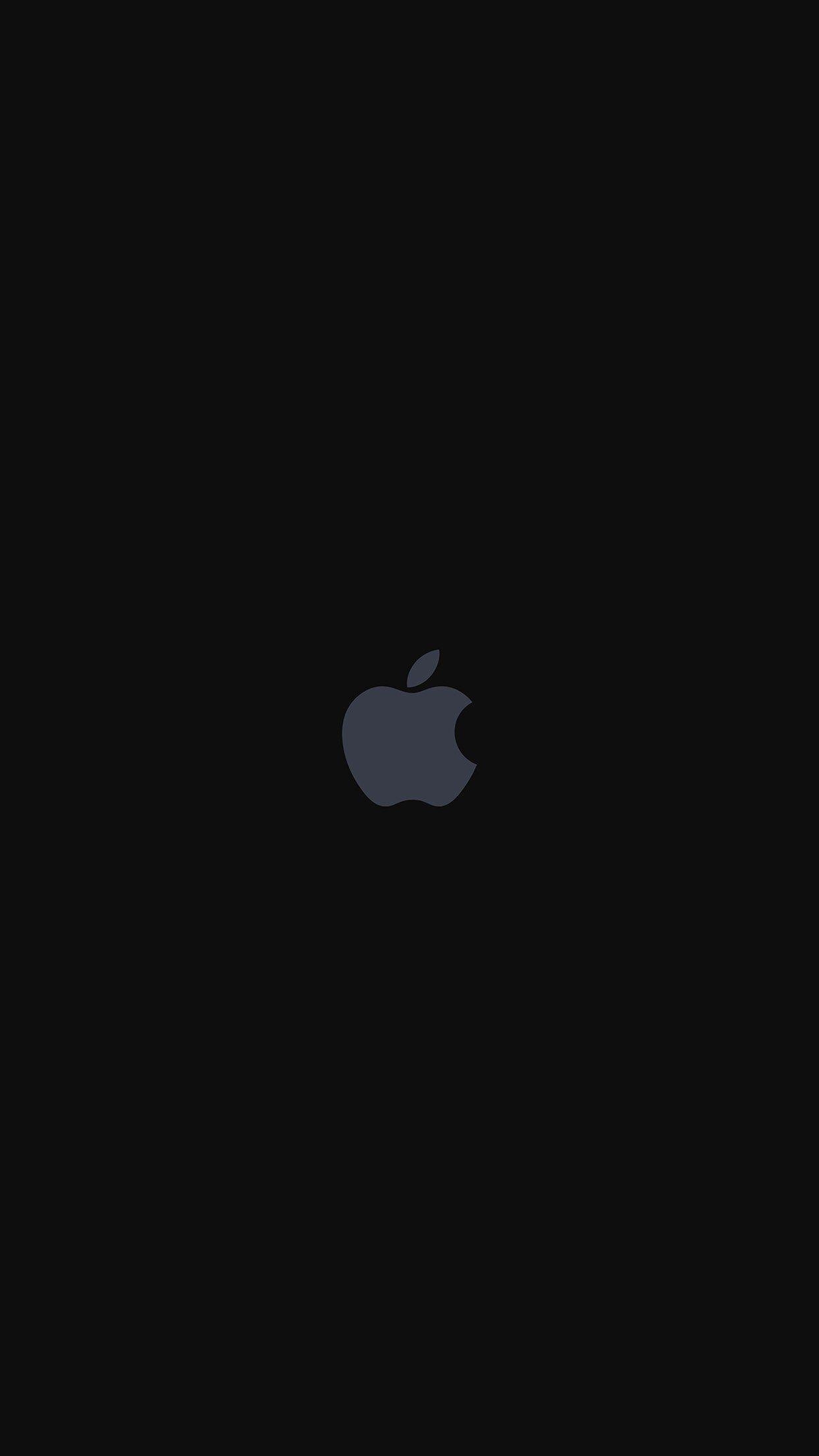 iPhone7, Dunkles Apple Logo, Hintergrund, Design, 1250x2210 HD Handy