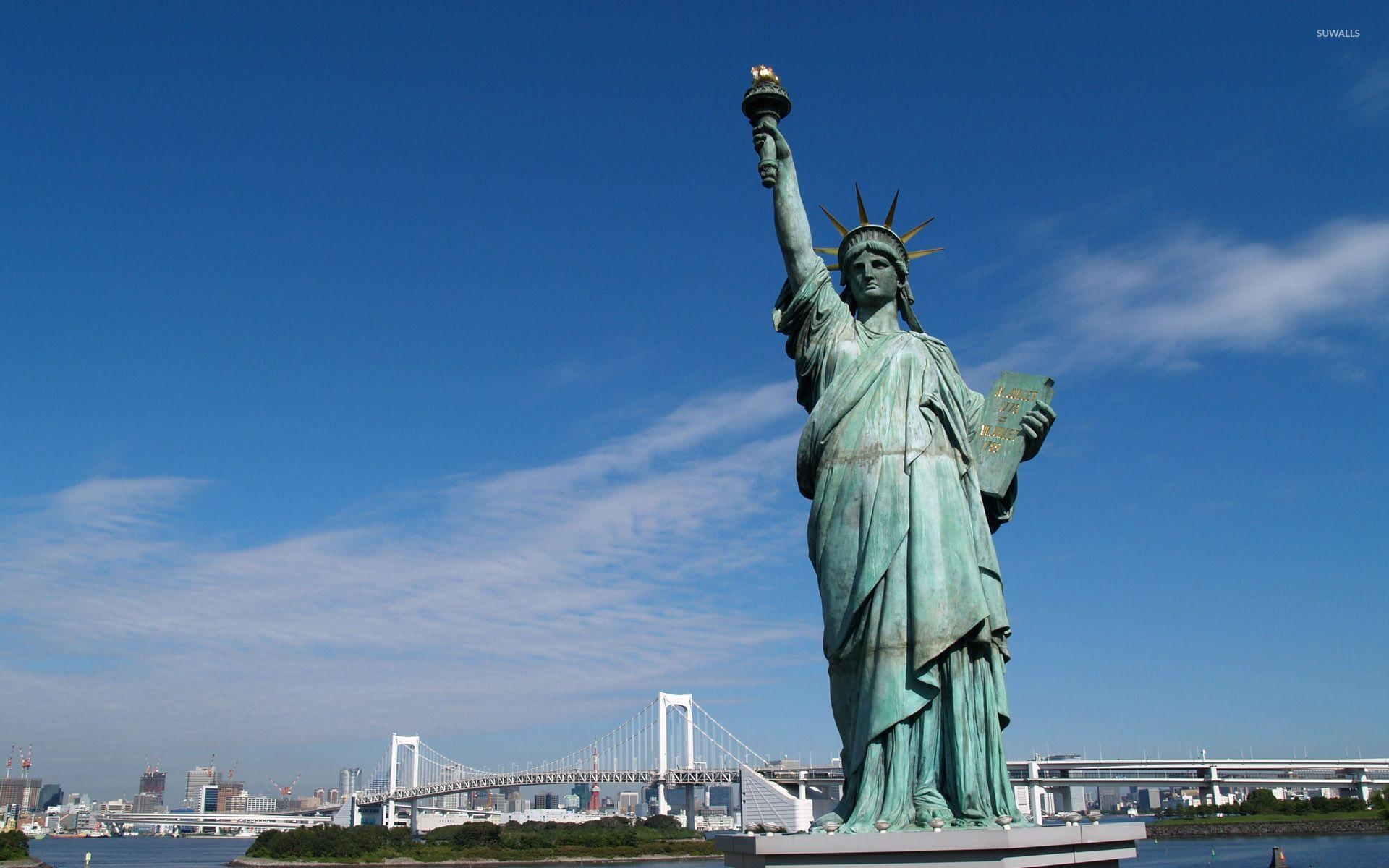 Freiheitsstatue, Liberty Island, Reisen, New York, Bild, 1920x1200 HD Desktop