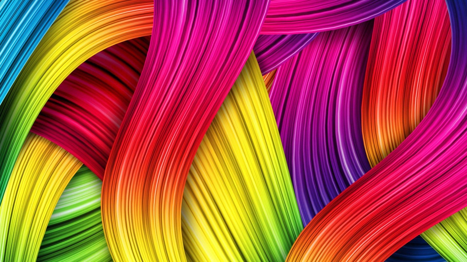 Regenbogen, 3D-Farben, HD, Wallpaper, Farbverlauf, 1920x1080 Full HD Desktop