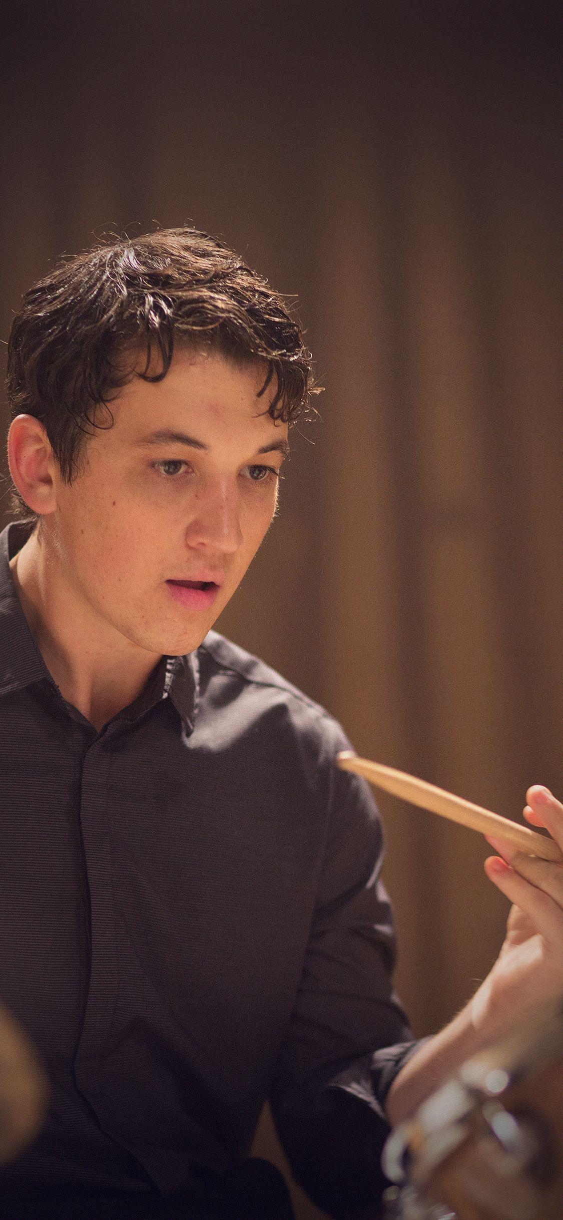 Miles Teller, Drum Film, Kunst, Whiplash, iPhone, 1130x2440 HD Handy