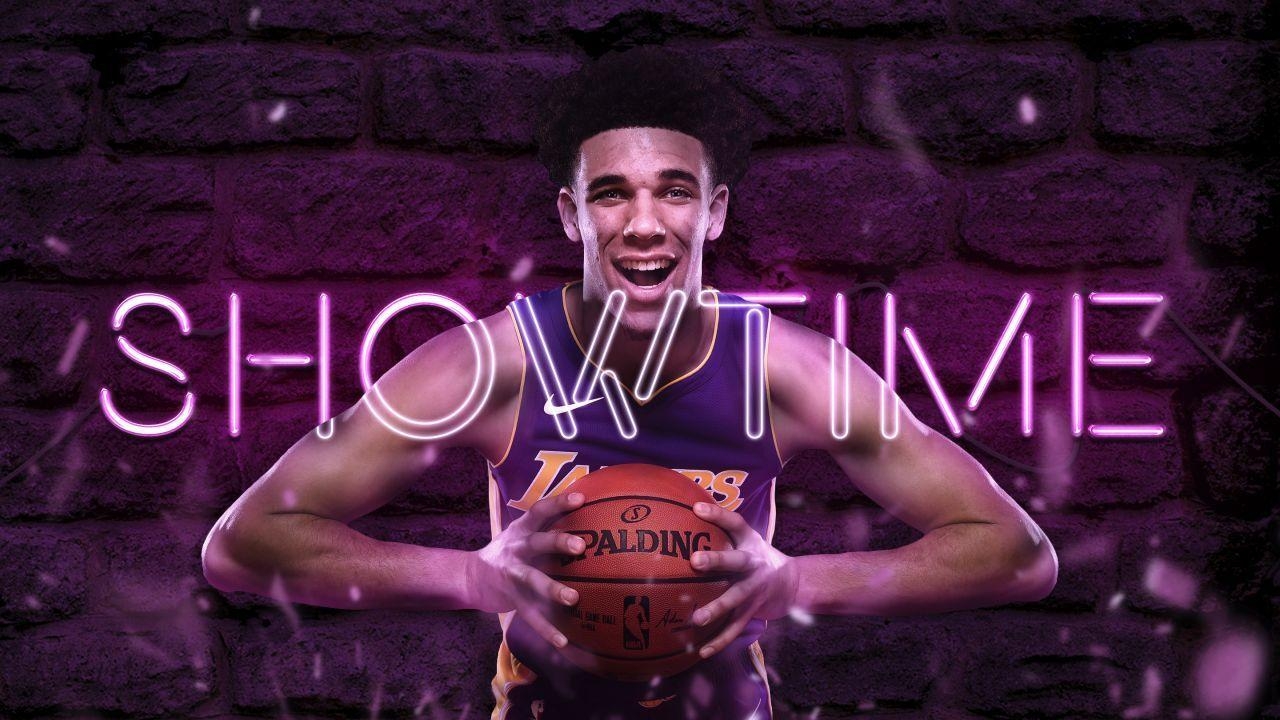 Showtime, Basketball, NBA, Lonzo Ball, Sport, 1280x720 HD Desktop