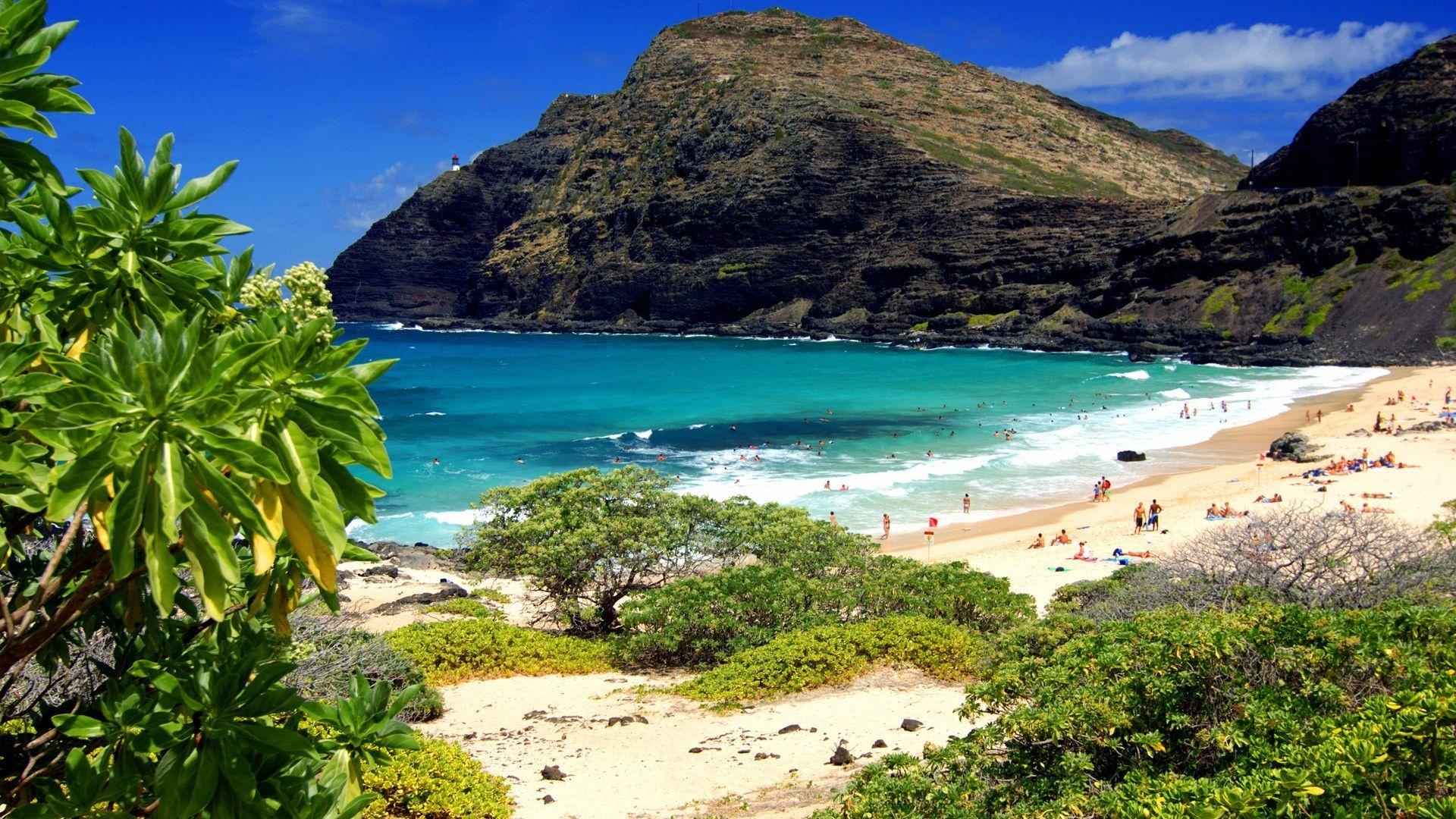 Oahu, tägliches Bild, Strand, Hawaii, Pazifik, 1920x1080 Full HD Desktop