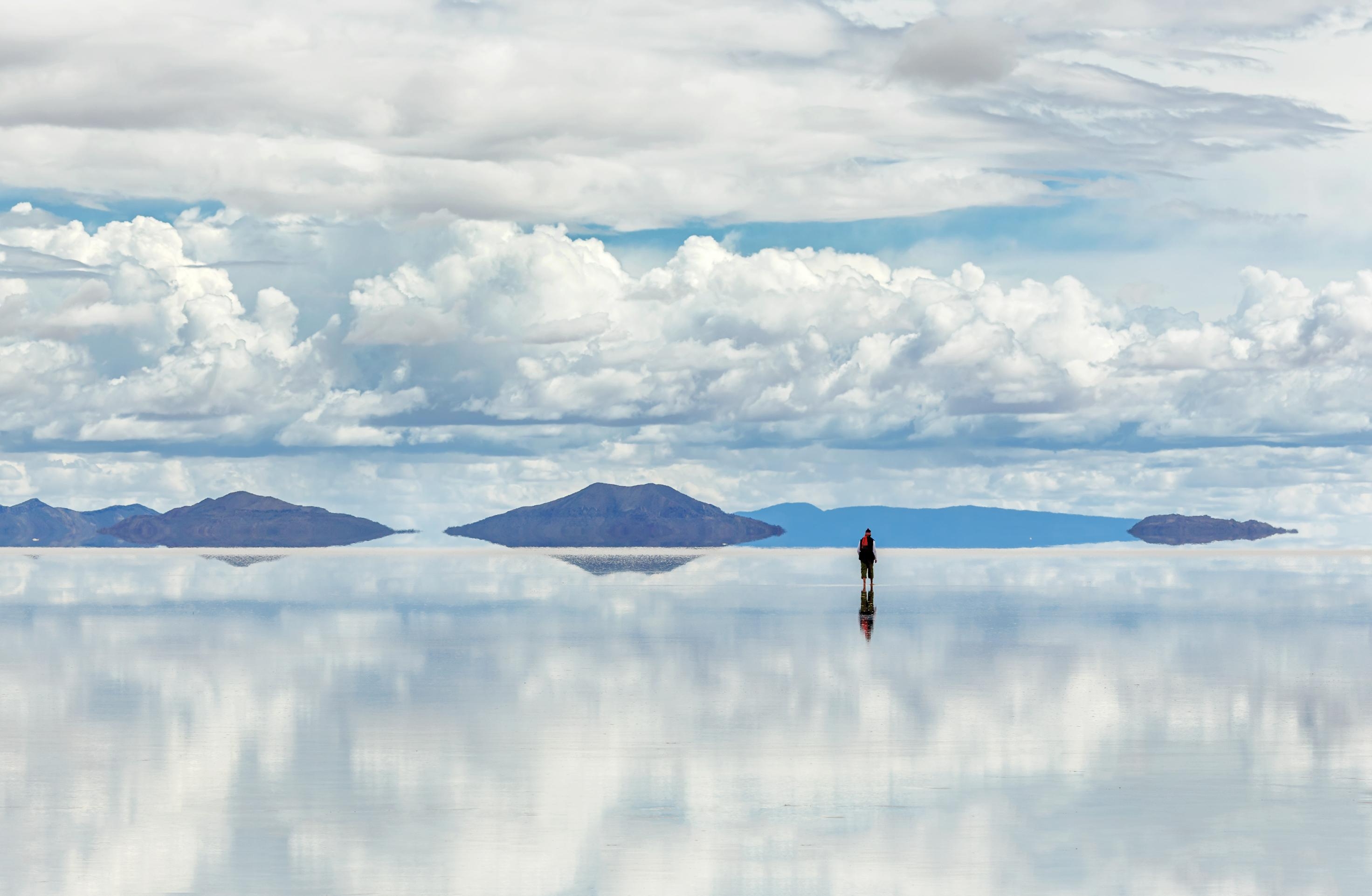 Salar De Uyuni, Bolivien, Salzfläche, Himmel, Naturwunder, 2950x1930 HD Desktop