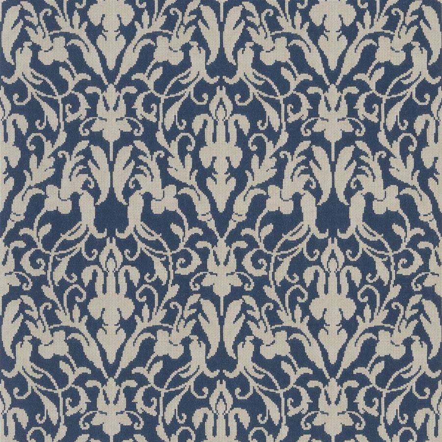 Speakeasy Damask, Indigo, Ralph Lauren, Muster, Stil, 900x900 HD Handy