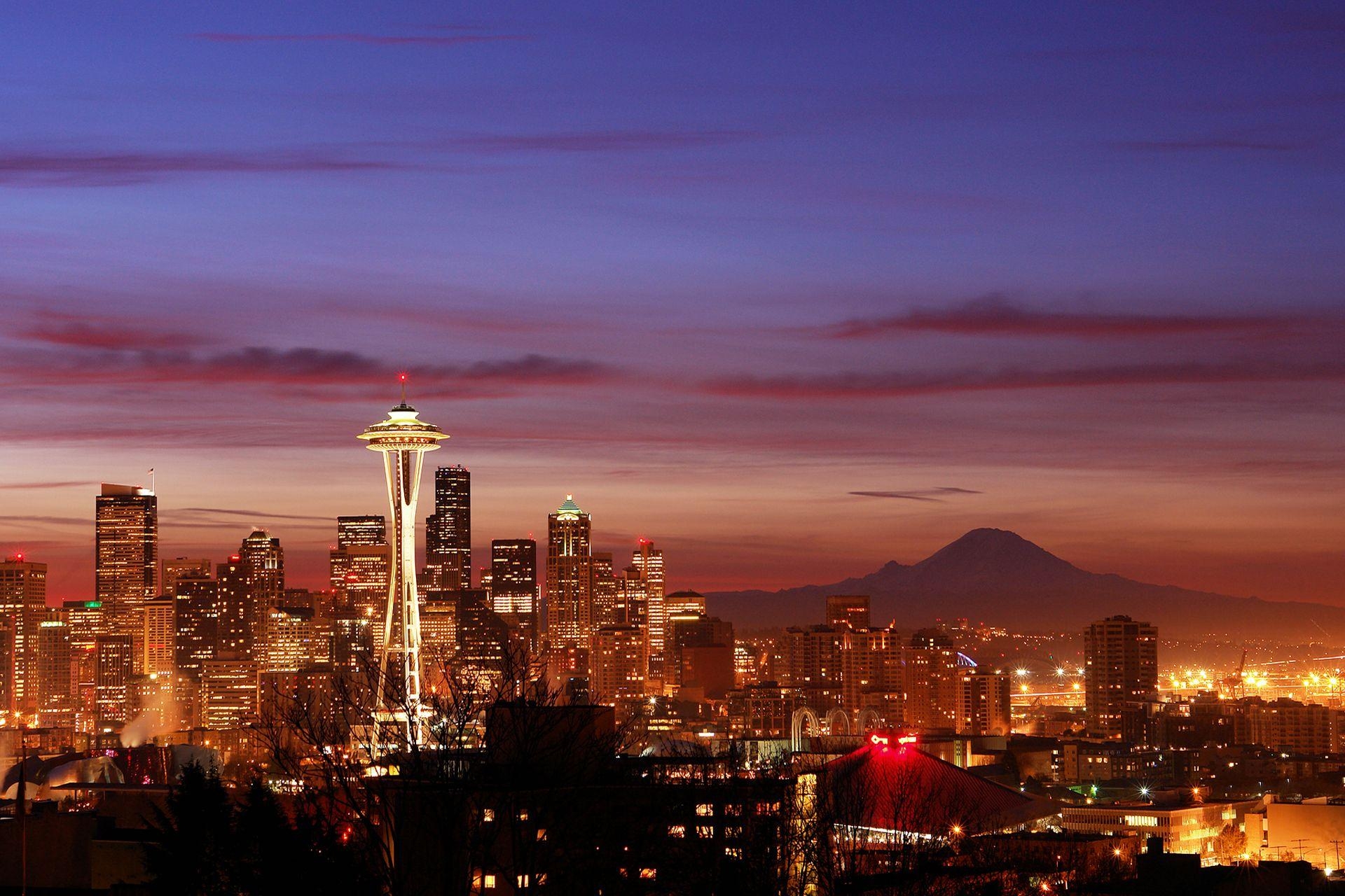 Seattle Skyline, Reisen, Stadtbild, Pazifischer Nordwesten, USA, 1920x1280 HD Desktop